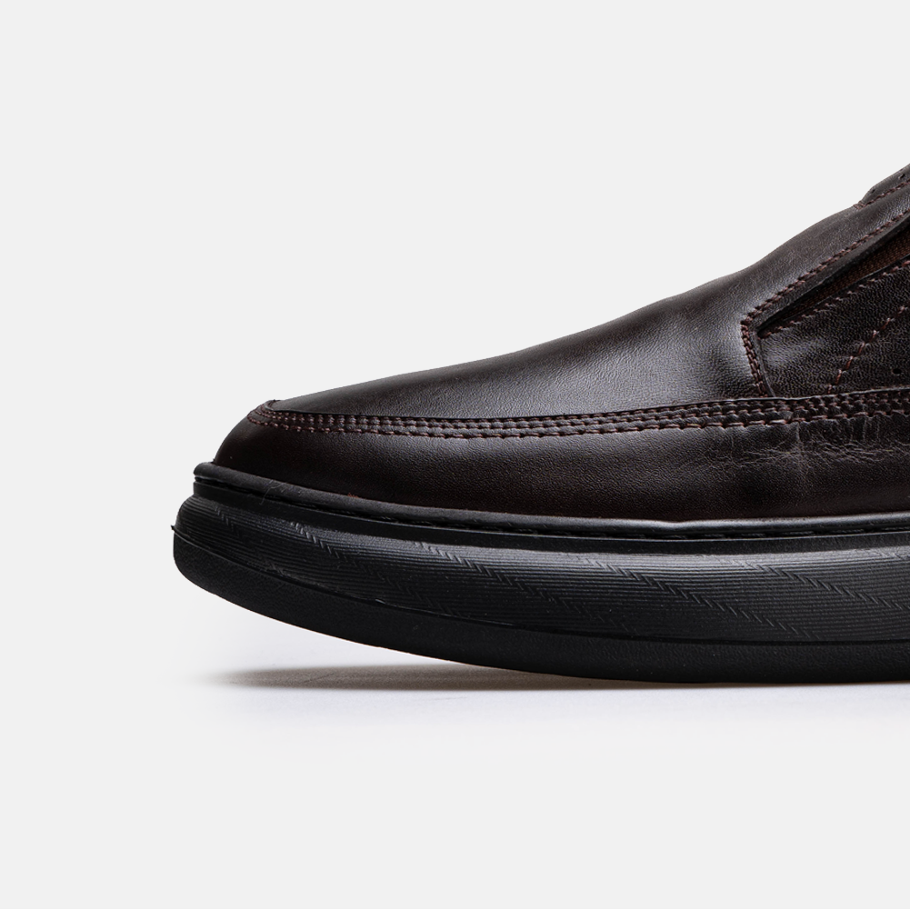 Volzak 3067 chaussure en cuir Marron Foncé