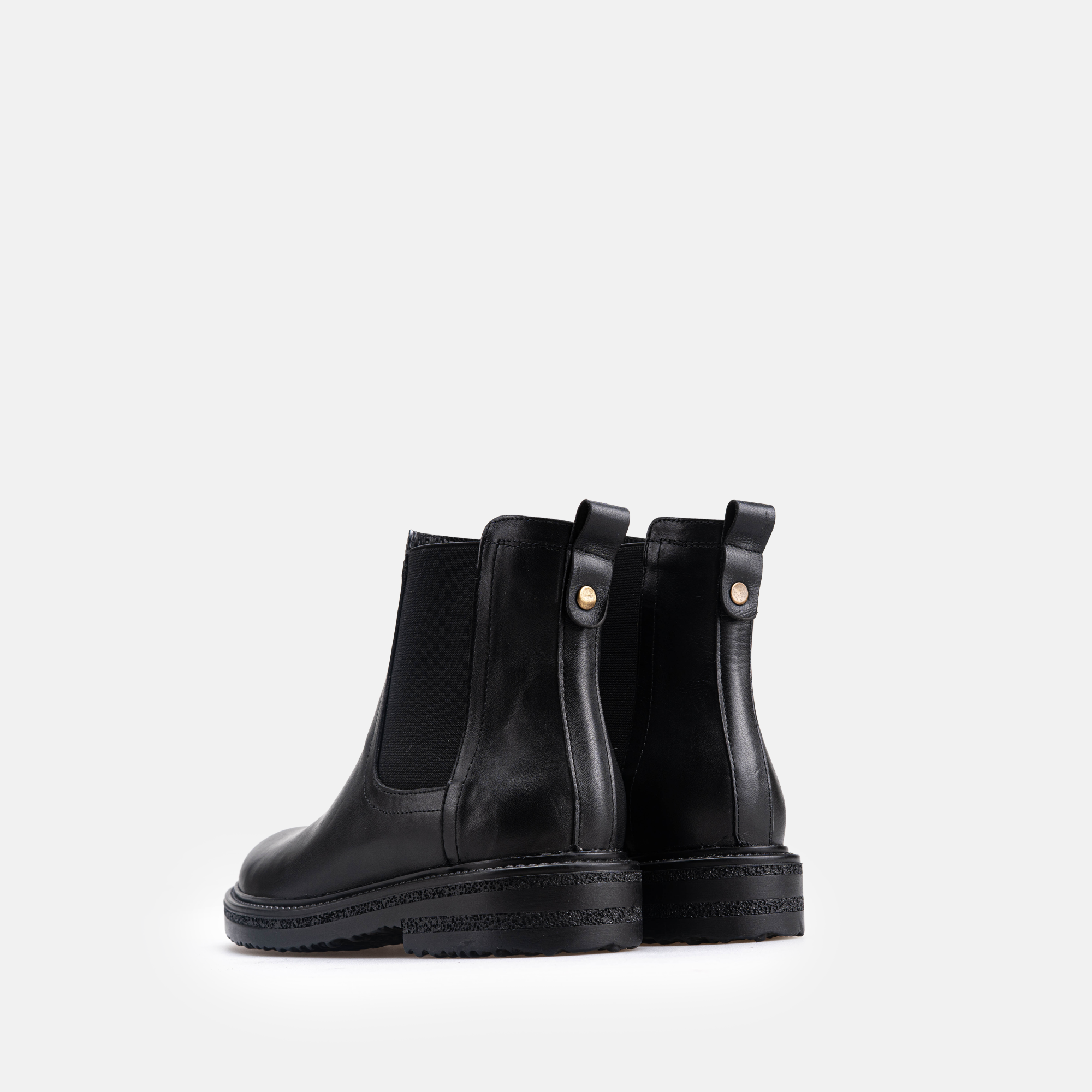 Volzak 4037 Bottine en cuir Noir