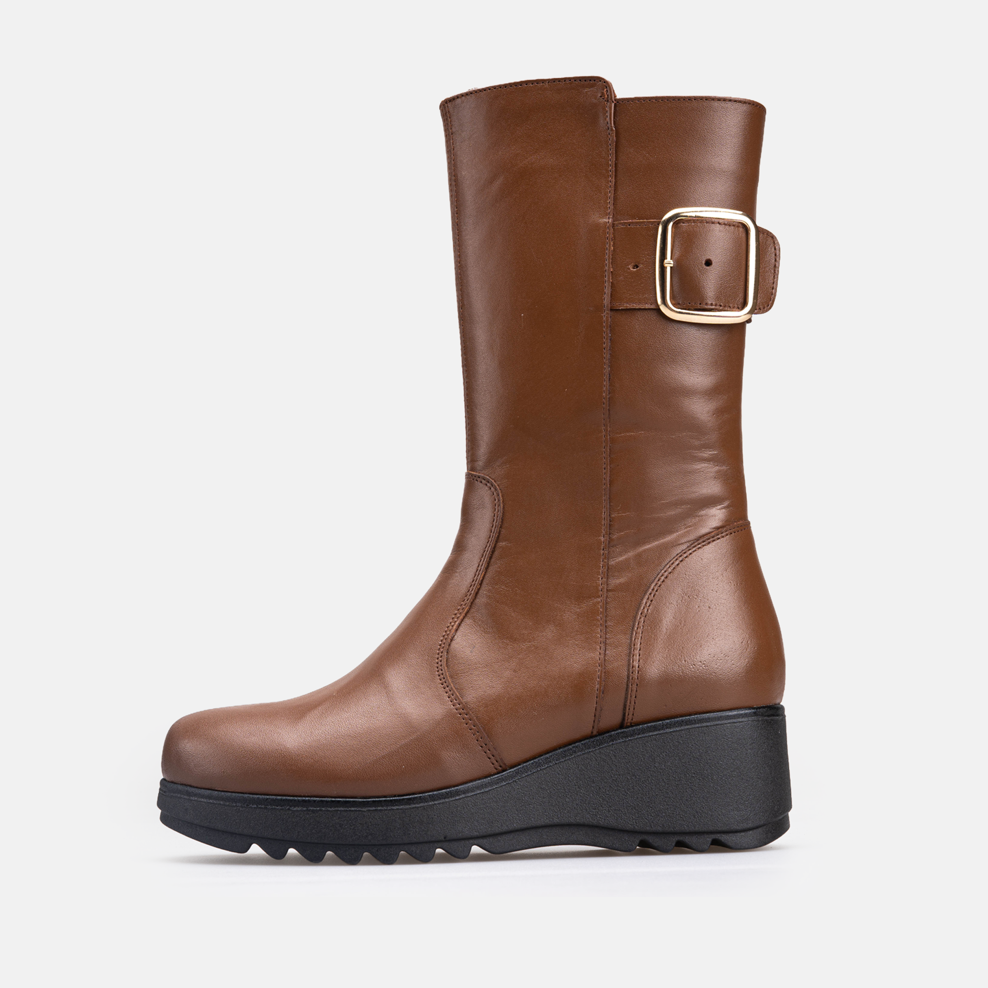 Volzak 4020 Botte genouillère en cuir Camel