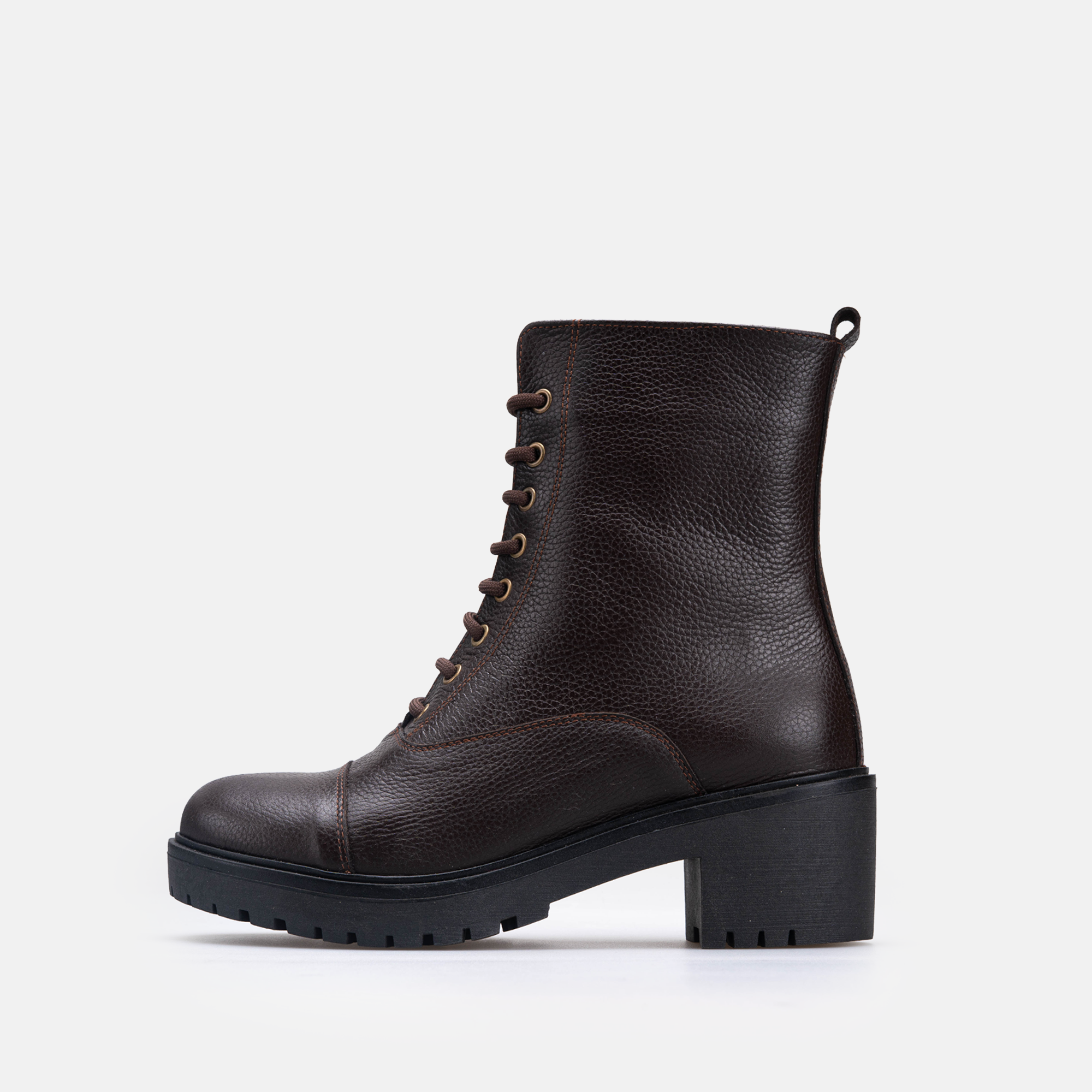 Volzak 4088 Bottine en cuir Marron Foncé