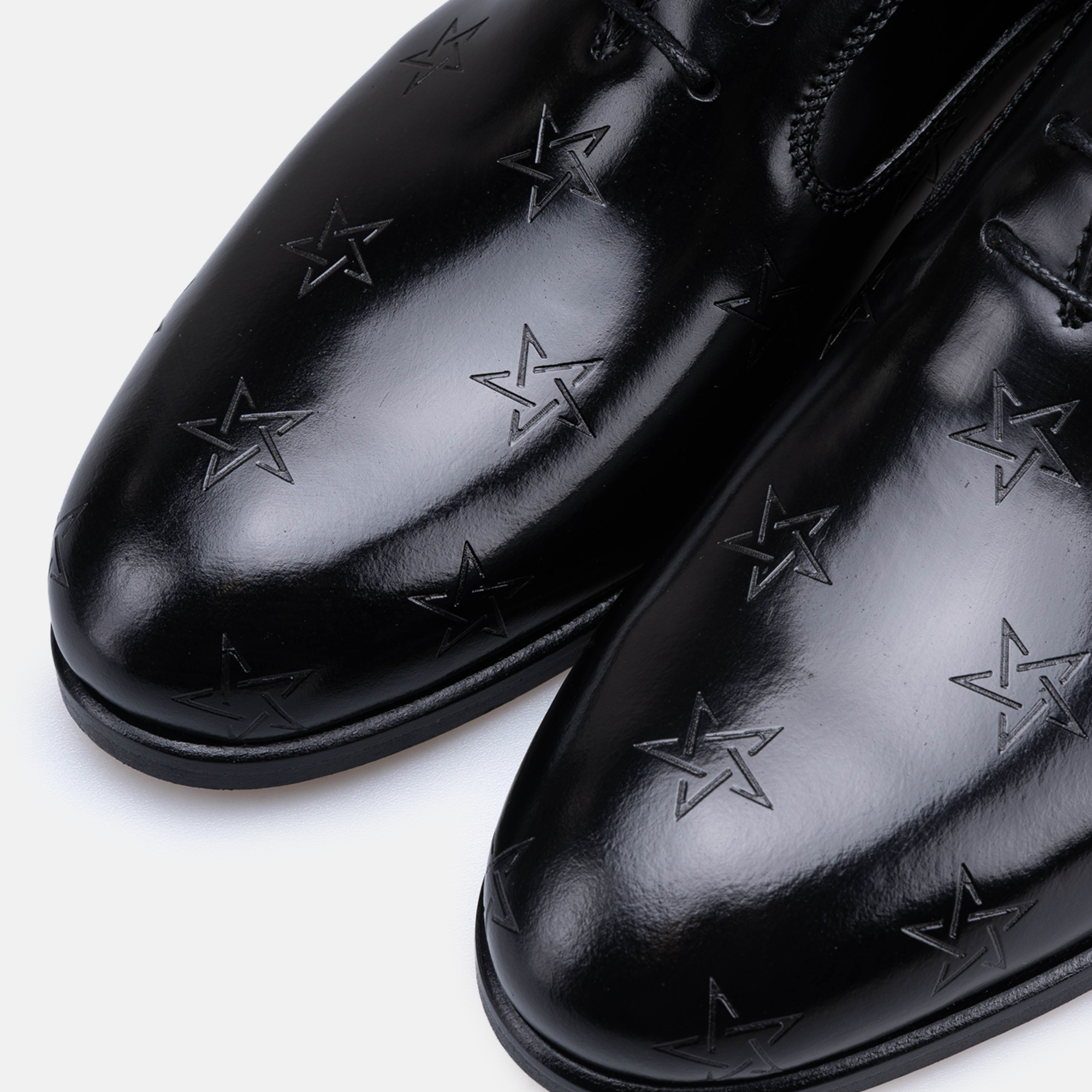 Édition limitée Volzak Morocco chaussure en cuir Noir Démasquable