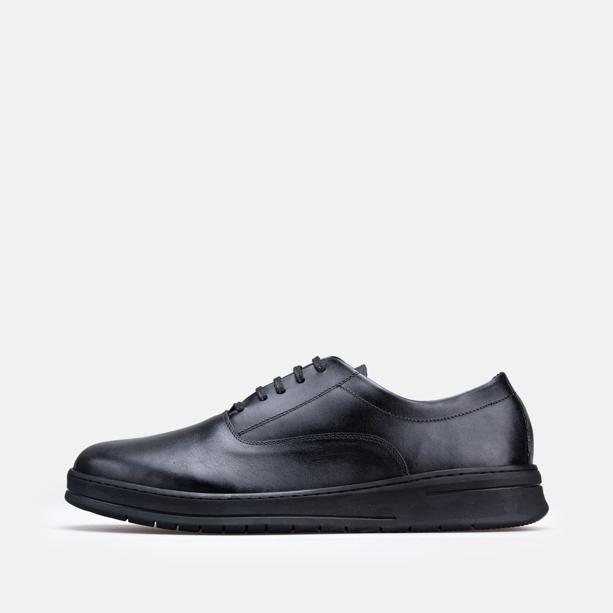 Volzak 6079 Black leather sneaker