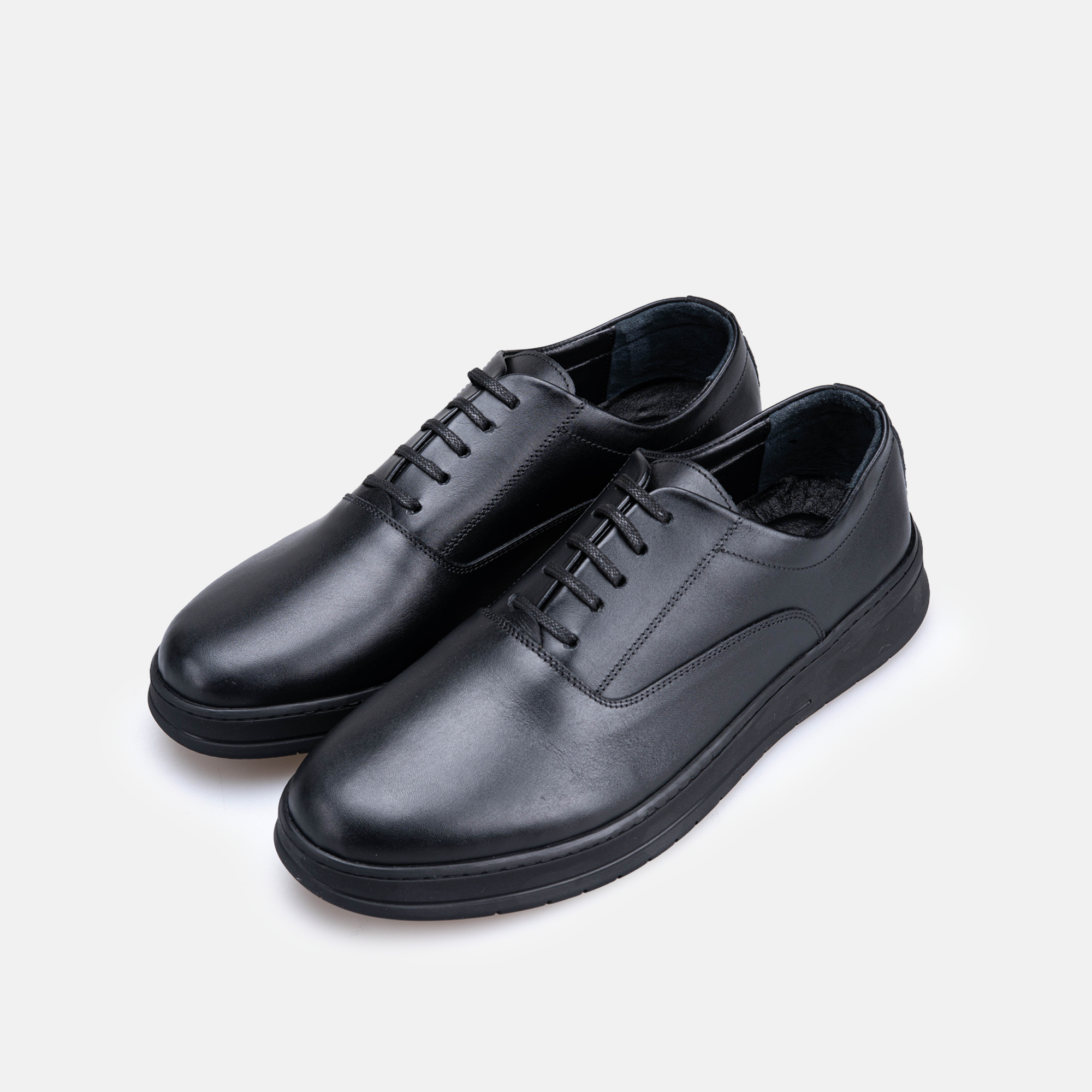 Volzak 6079 Black leather sneaker