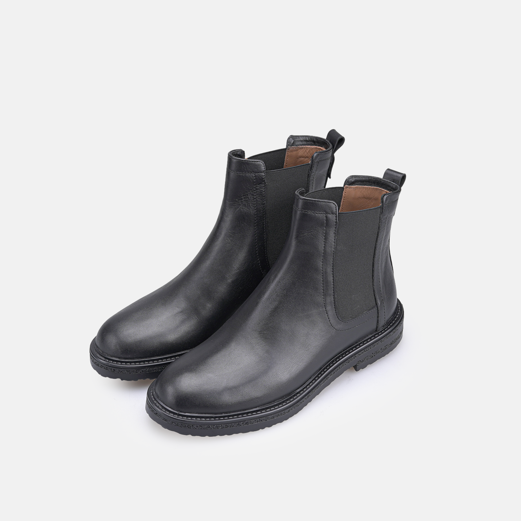 Volzak 4037 Bottine en cuir Noir