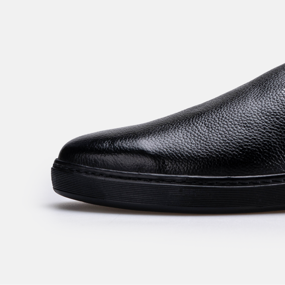 Volzak 5602 Mule en cuir Noir Grainé