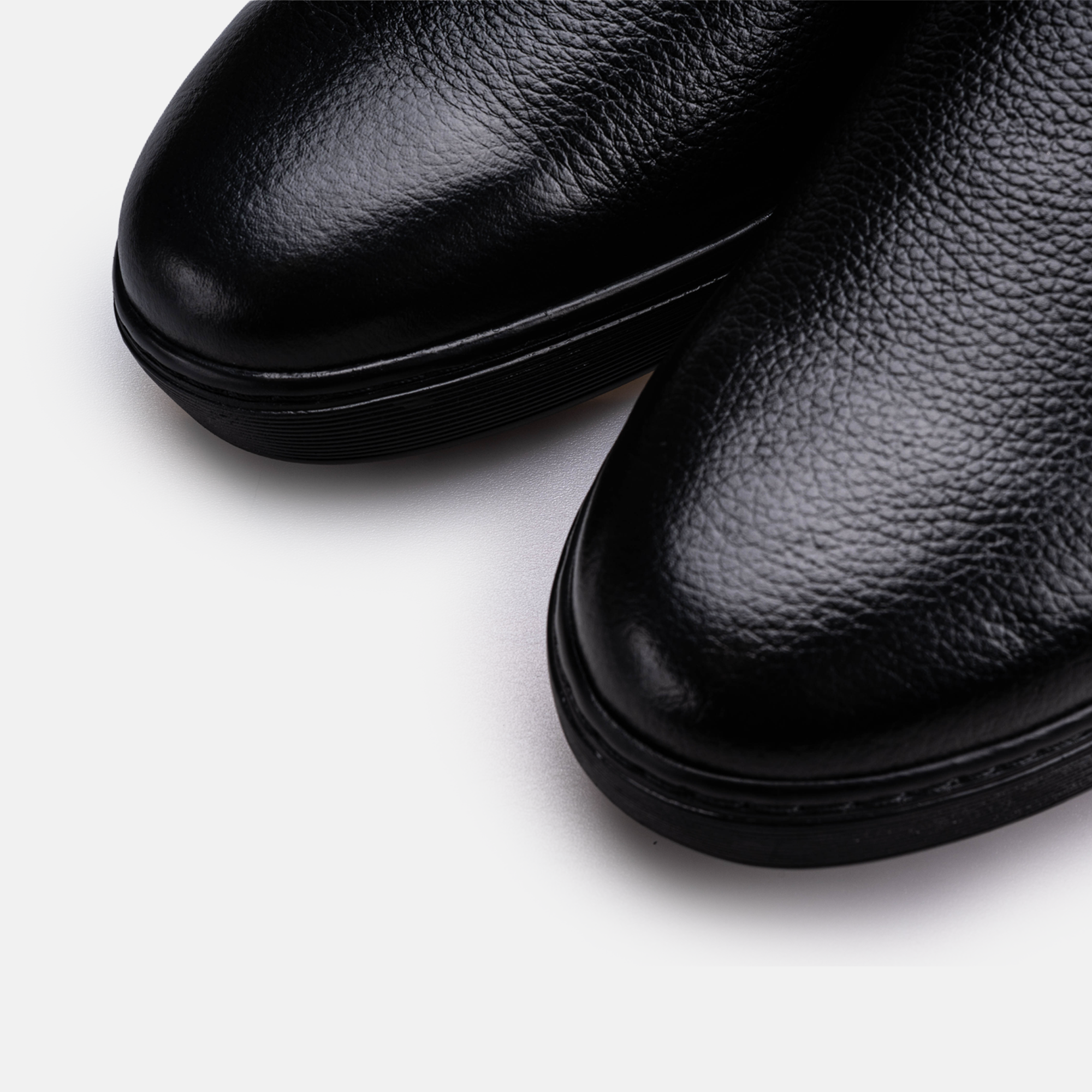 Volzak 5602 Mule en cuir Noir Grainé