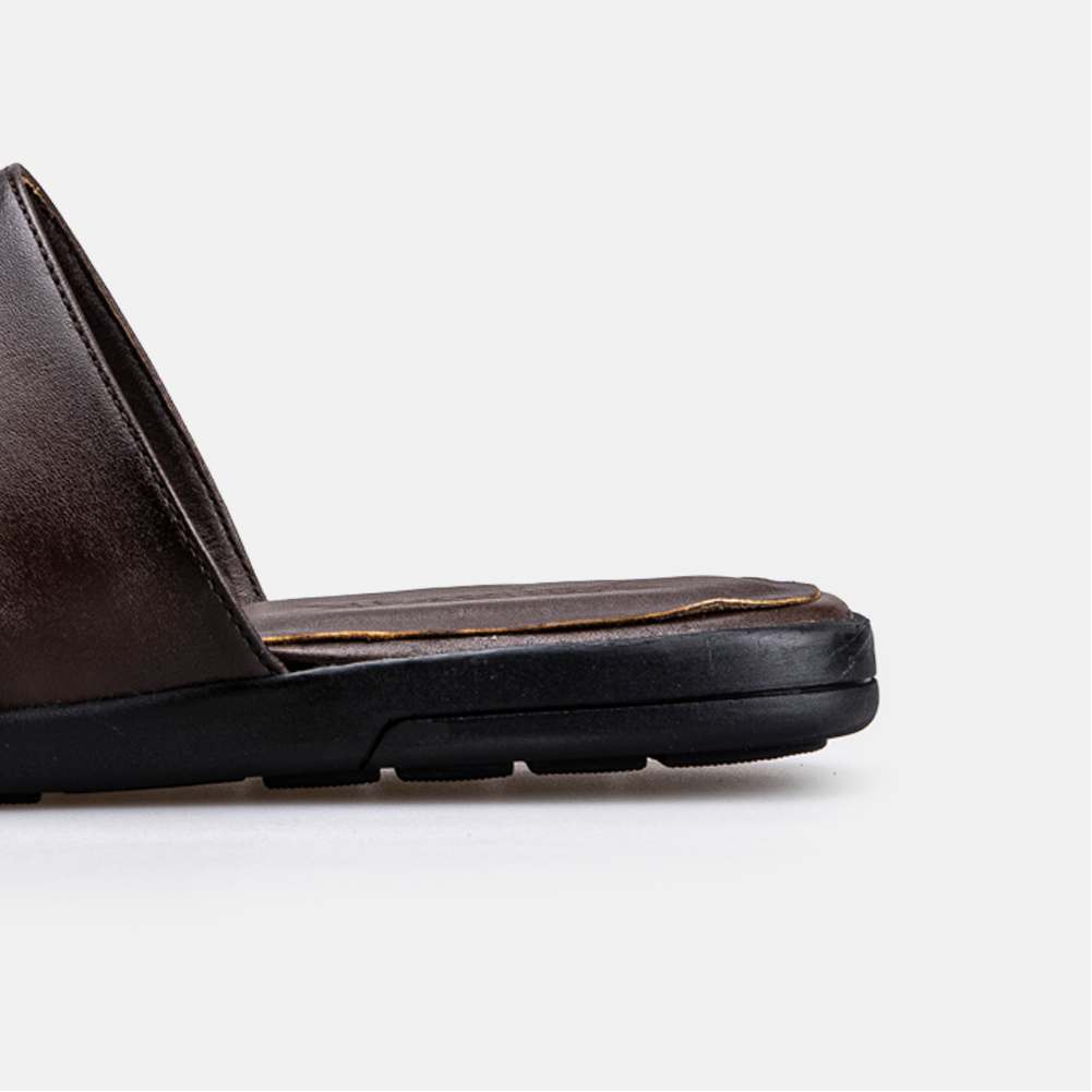 Volzak 5605 Mule en cuir Marron