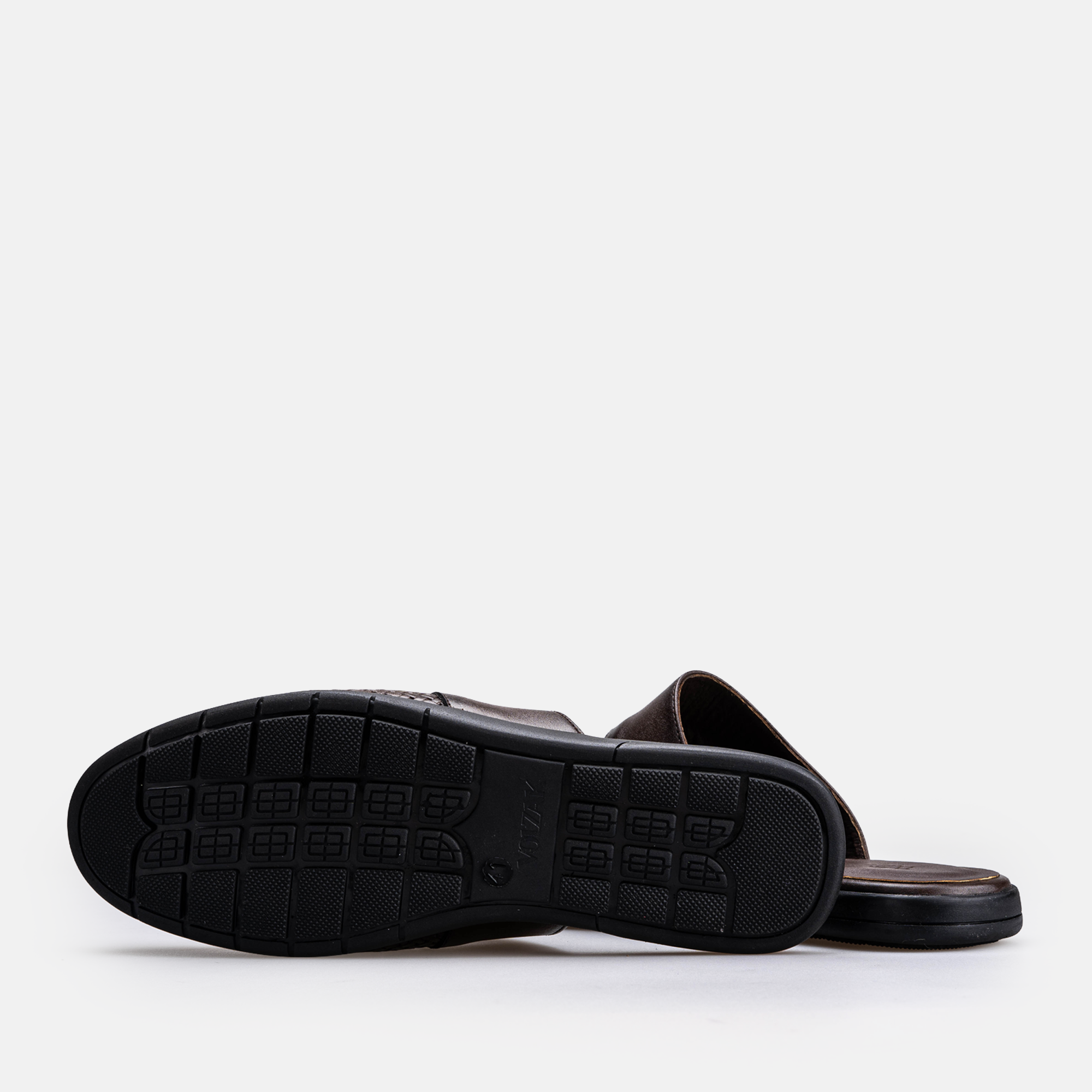 Volzak 5605 Mule en cuir Marron