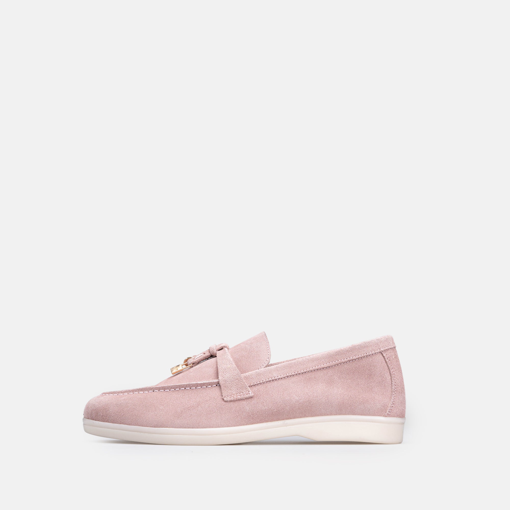 Volzak 32 mocassin en daim Rose