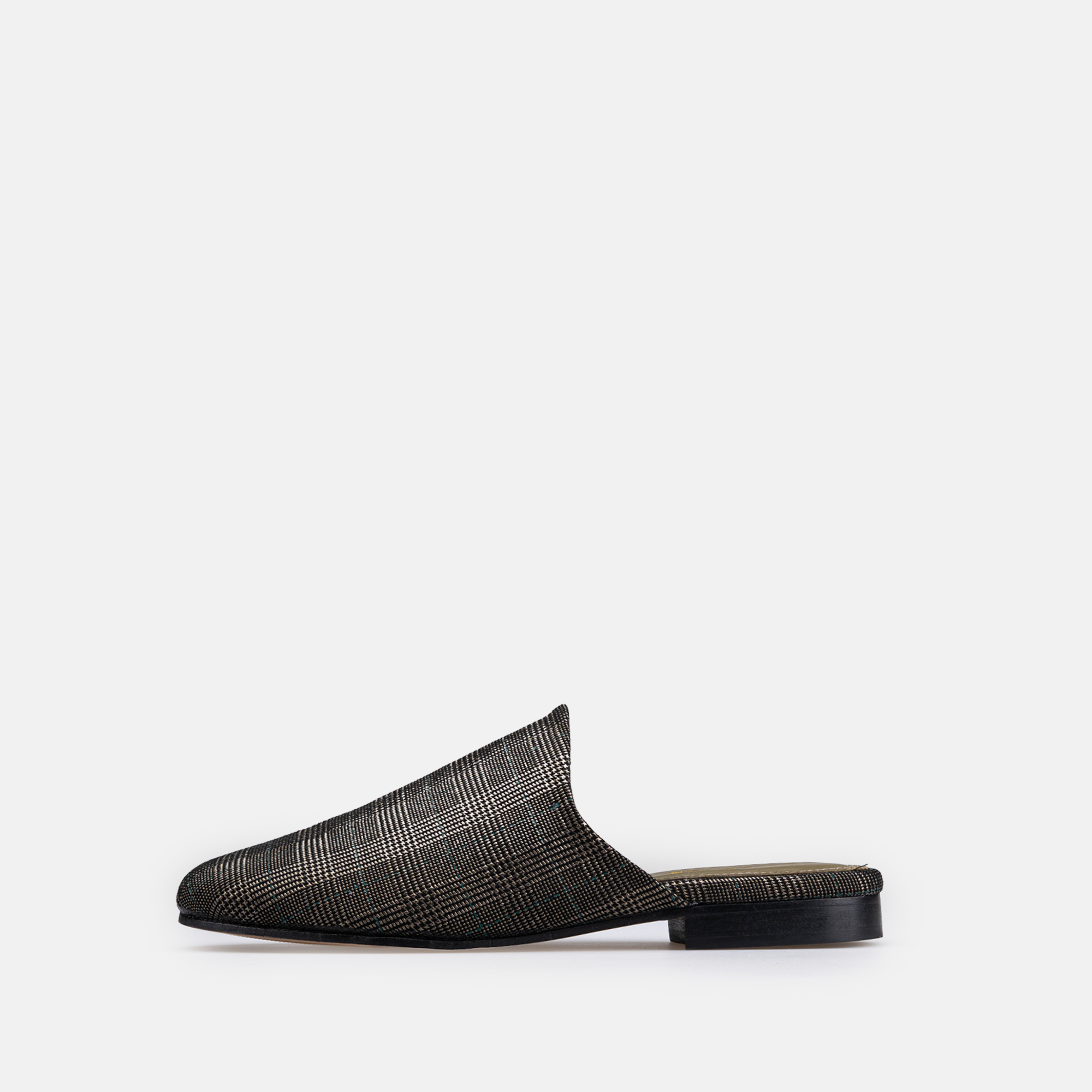 Édition limitée Volzak 3111 Mule en cuir Noir Bronze