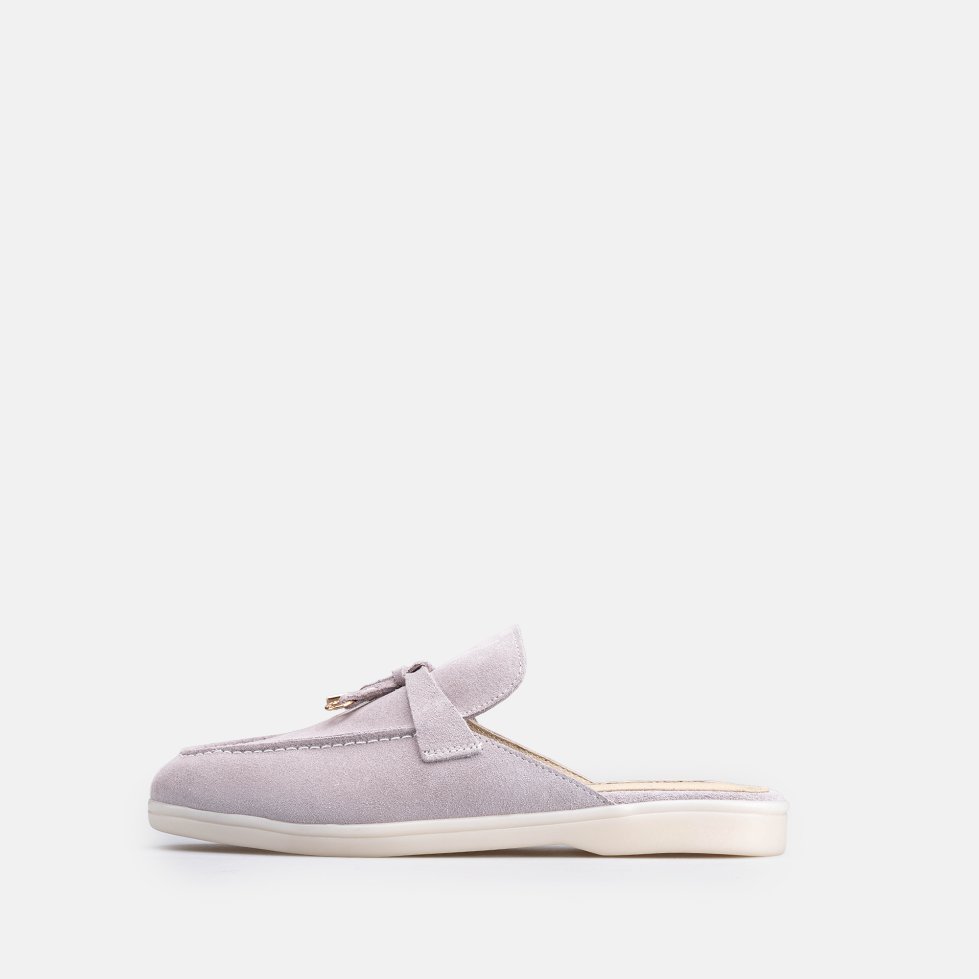 Volzak 0777 Mule en daim Gris