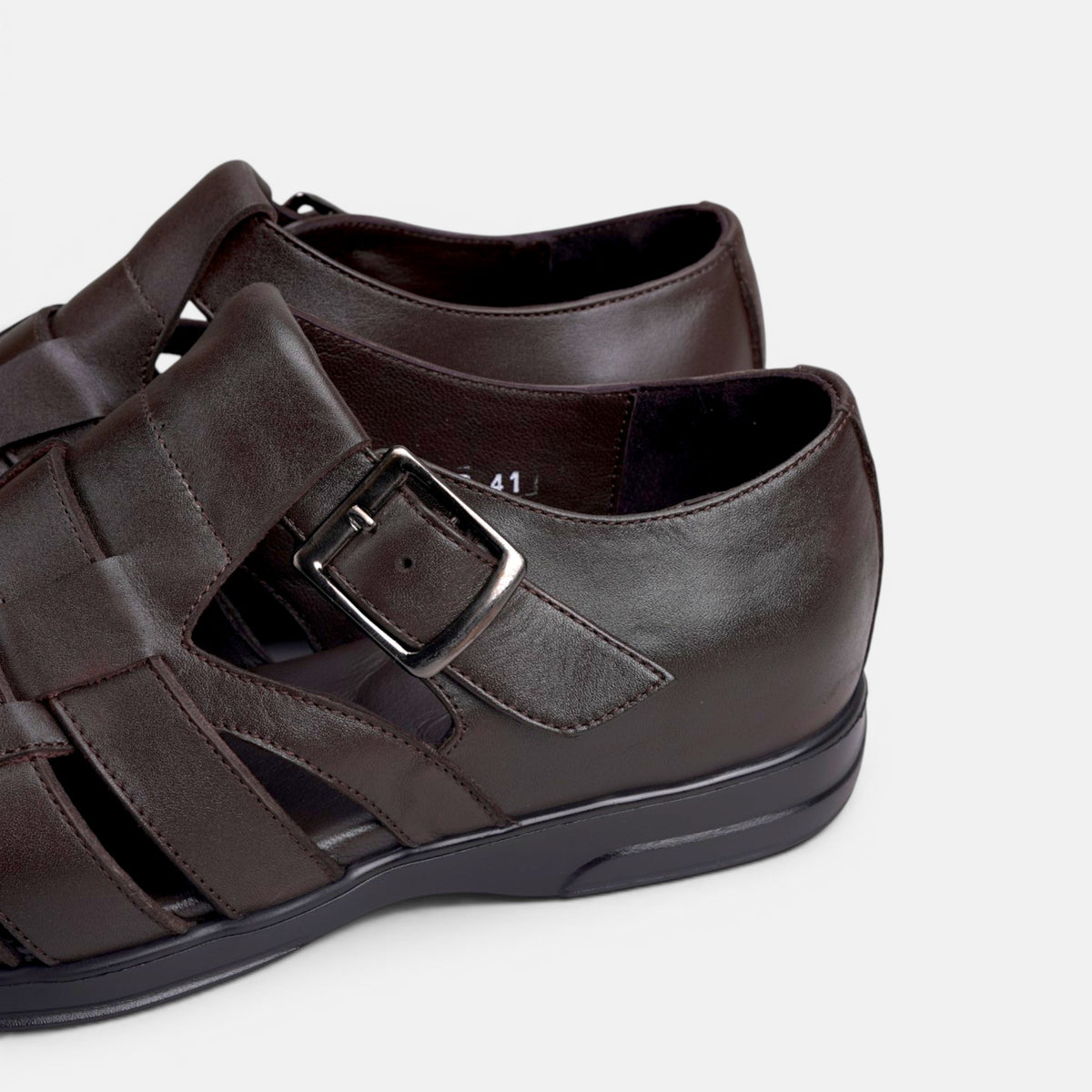 Volzak 5210 S Brown Leather Sandal