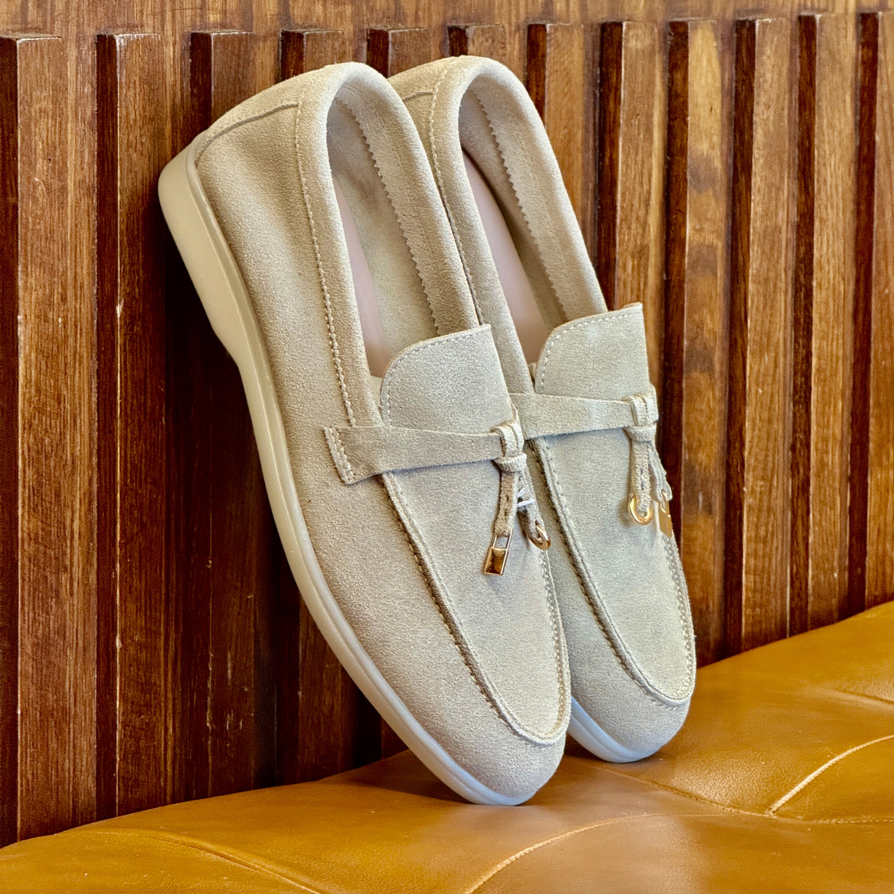 Volzak 32 mocassin en daim Beige