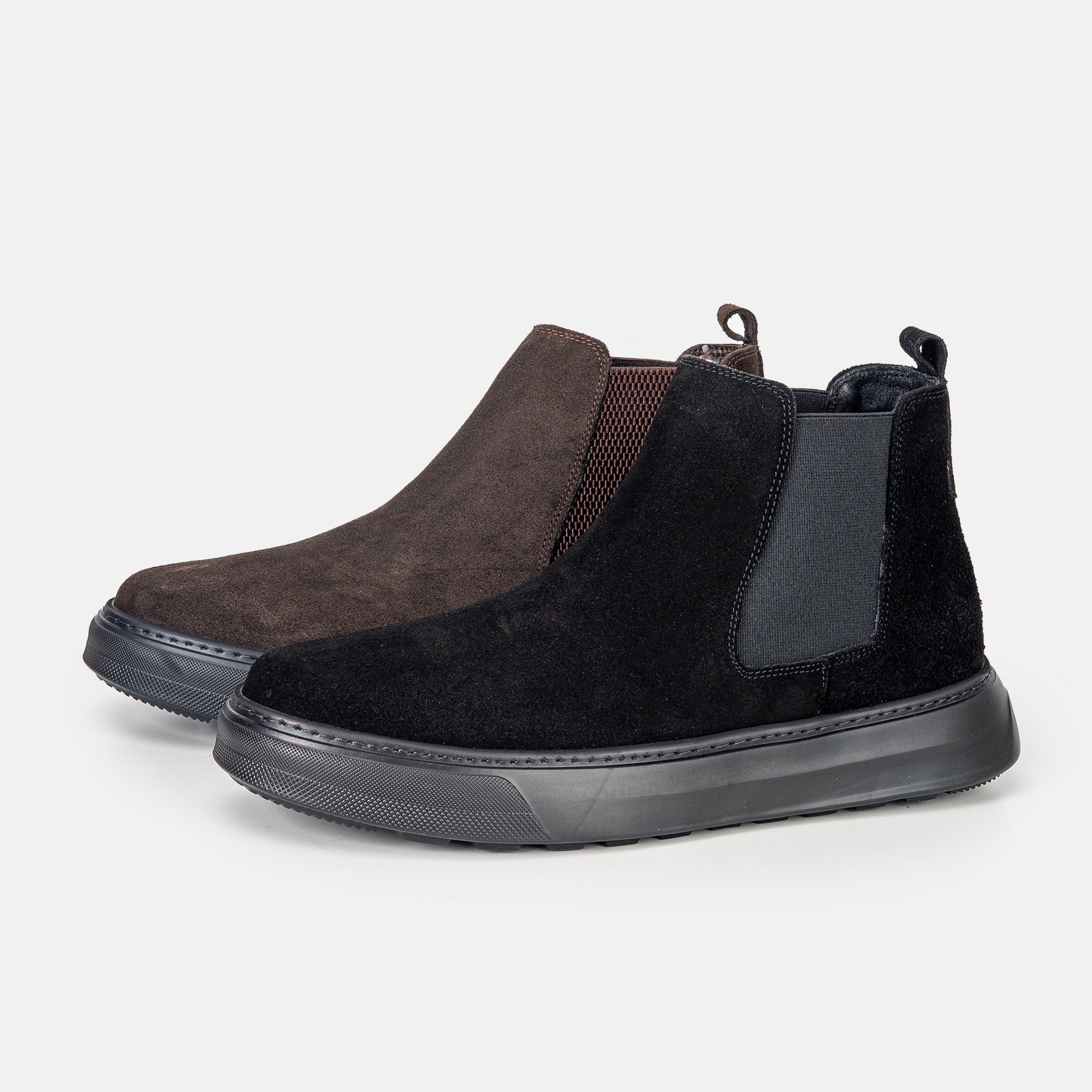 Volzak 2187 Bottine en daim Noir