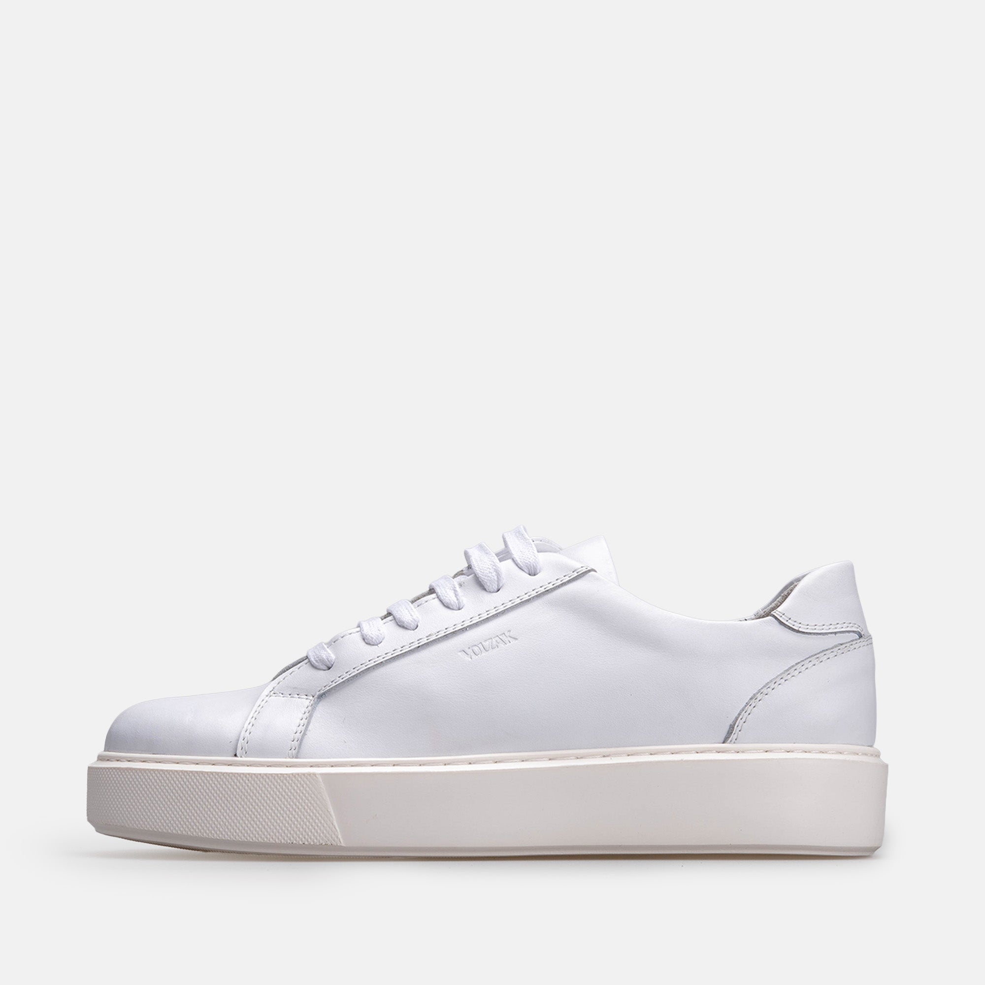 Volzak 6041 S Basket en cuir Blanc