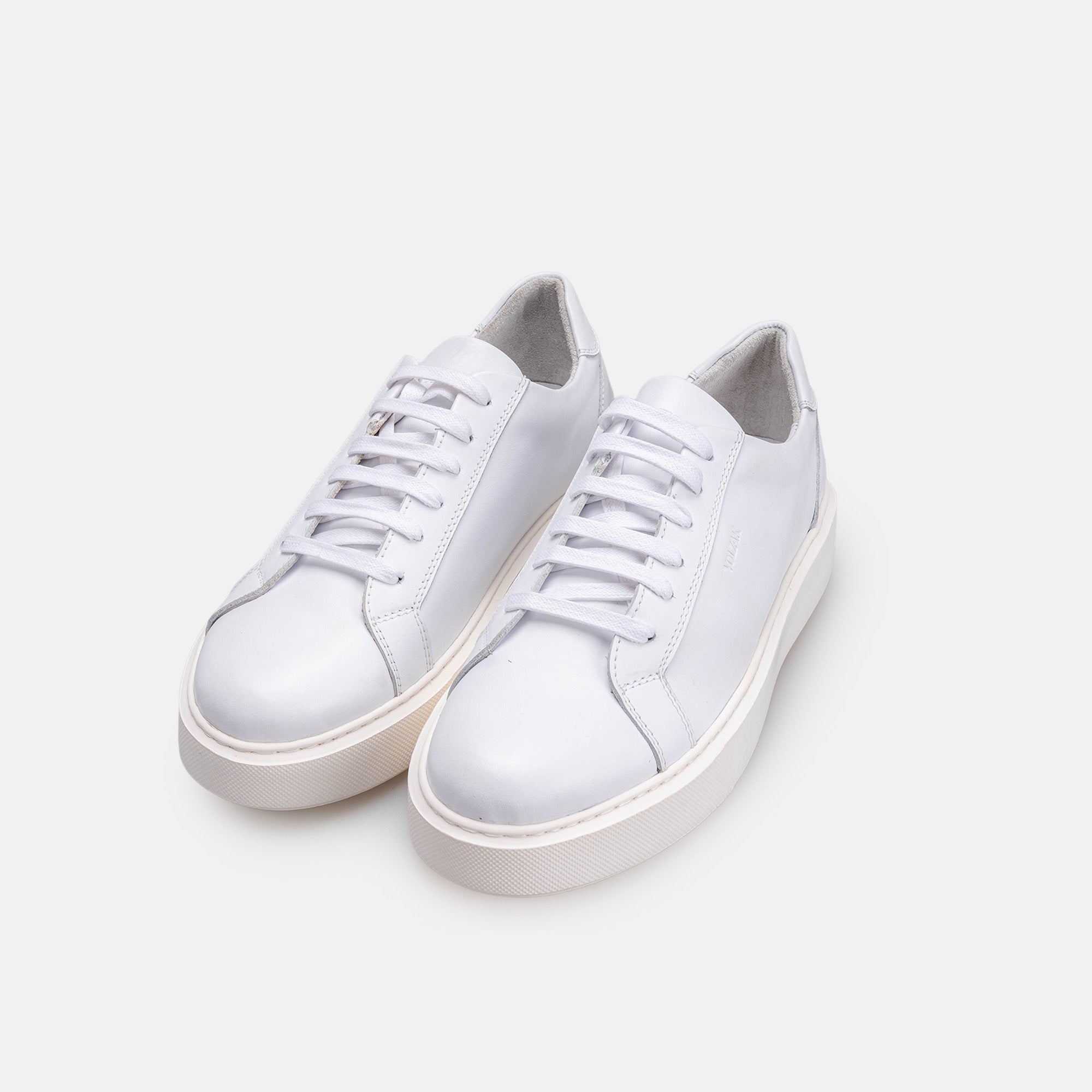 Volzak 6041 S Basket en cuir Blanc