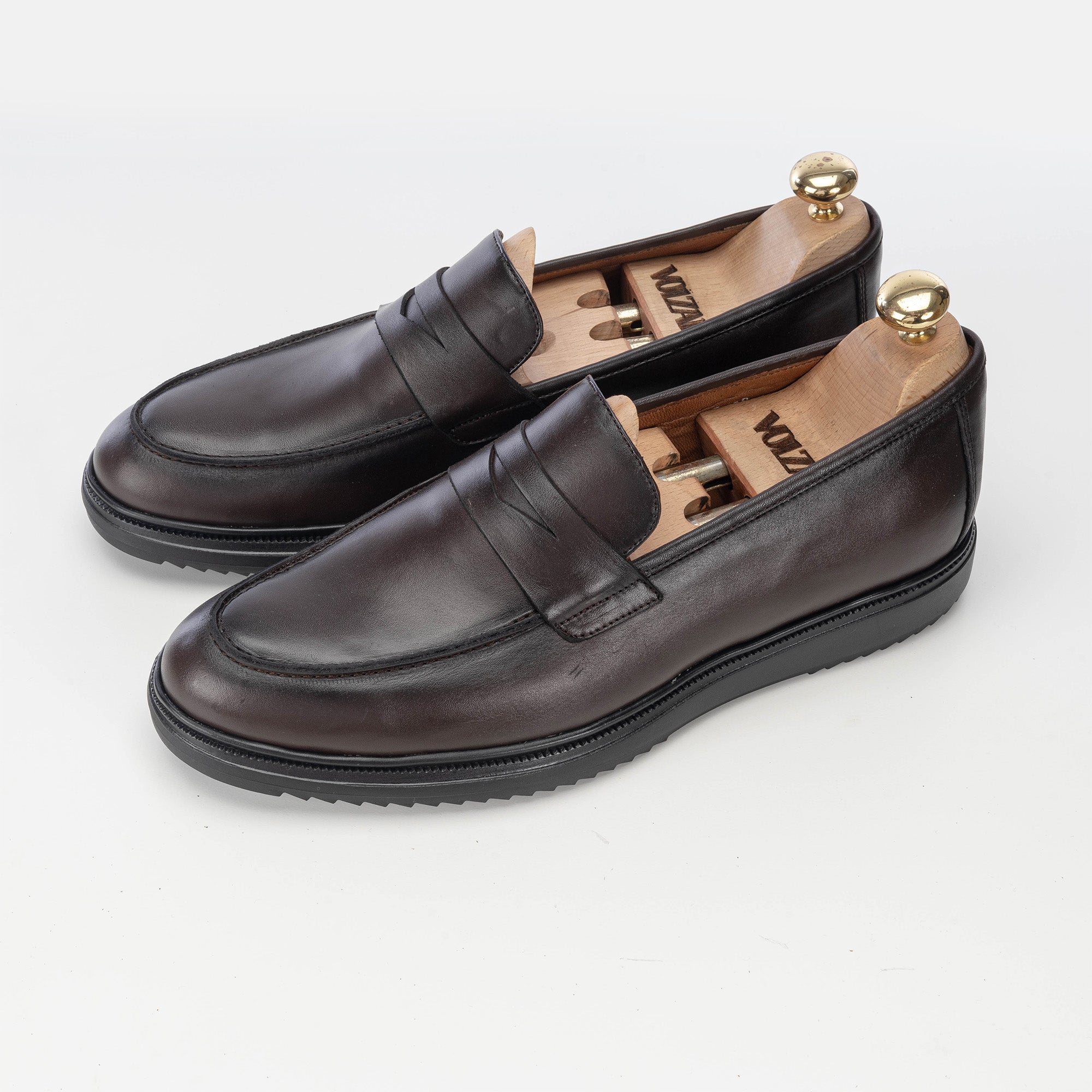 Volzak 5229 chaussure en cuir marron