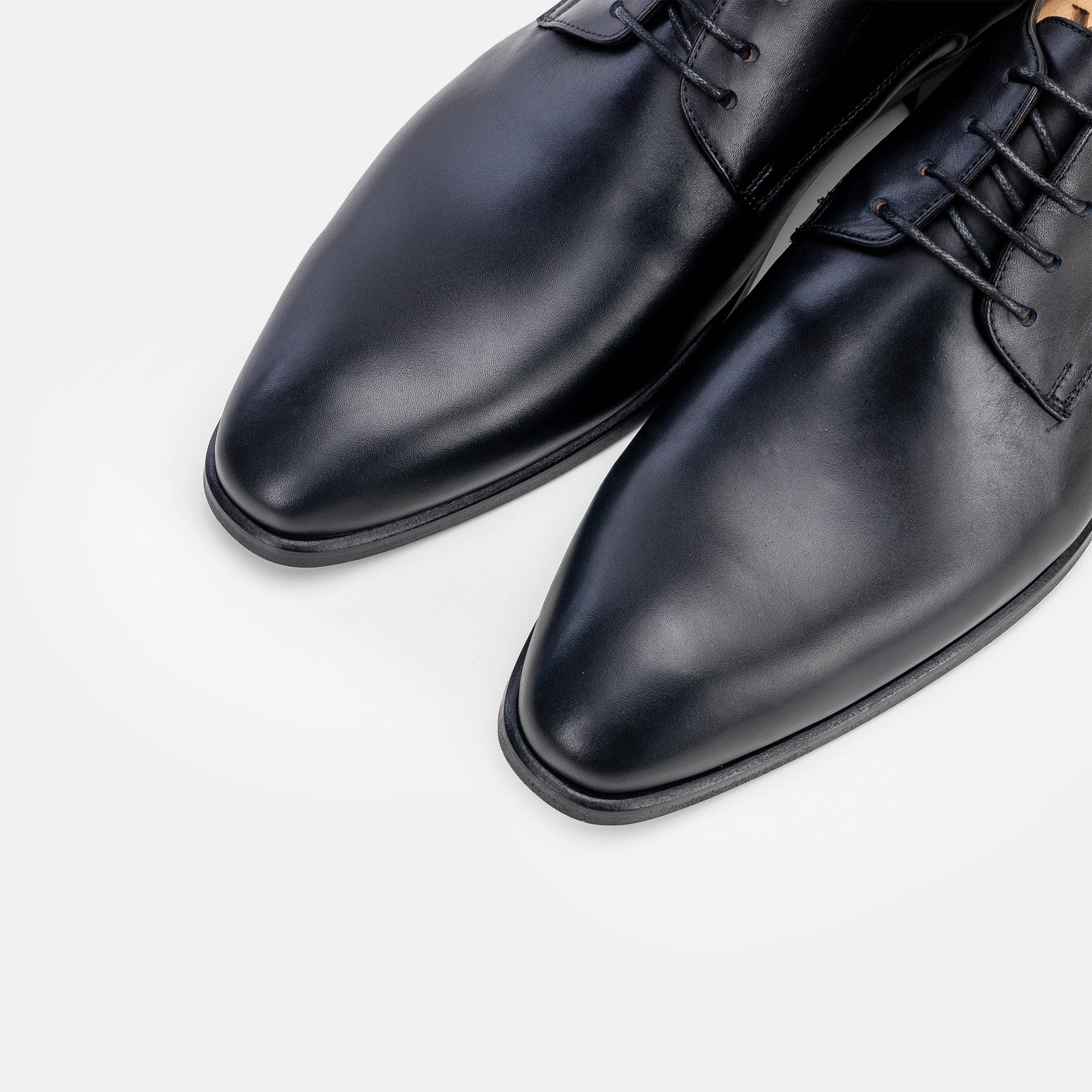 Volzak 5336 leather shoe Black