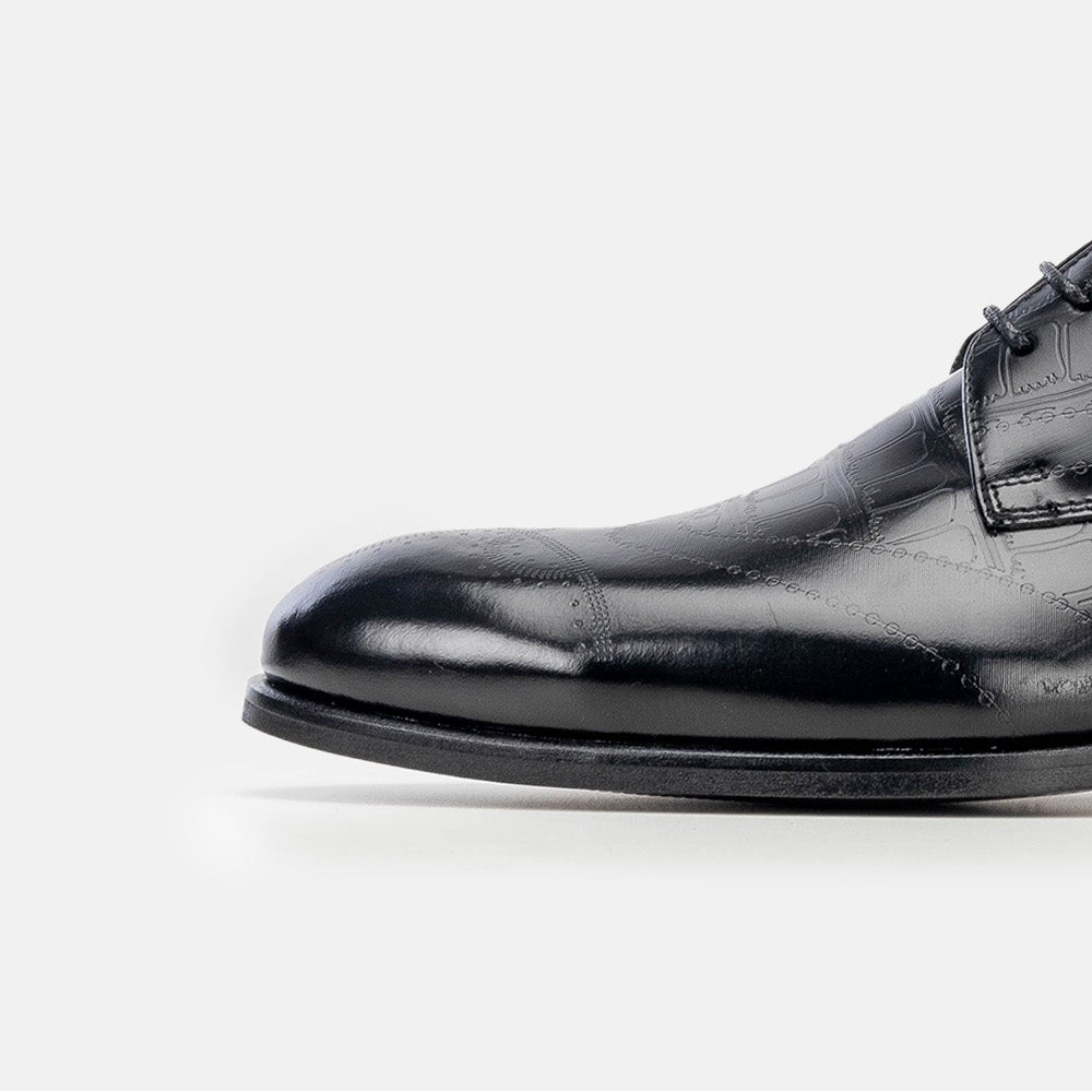 Volzak 5337 chaussure en cuir Démasquable Noir