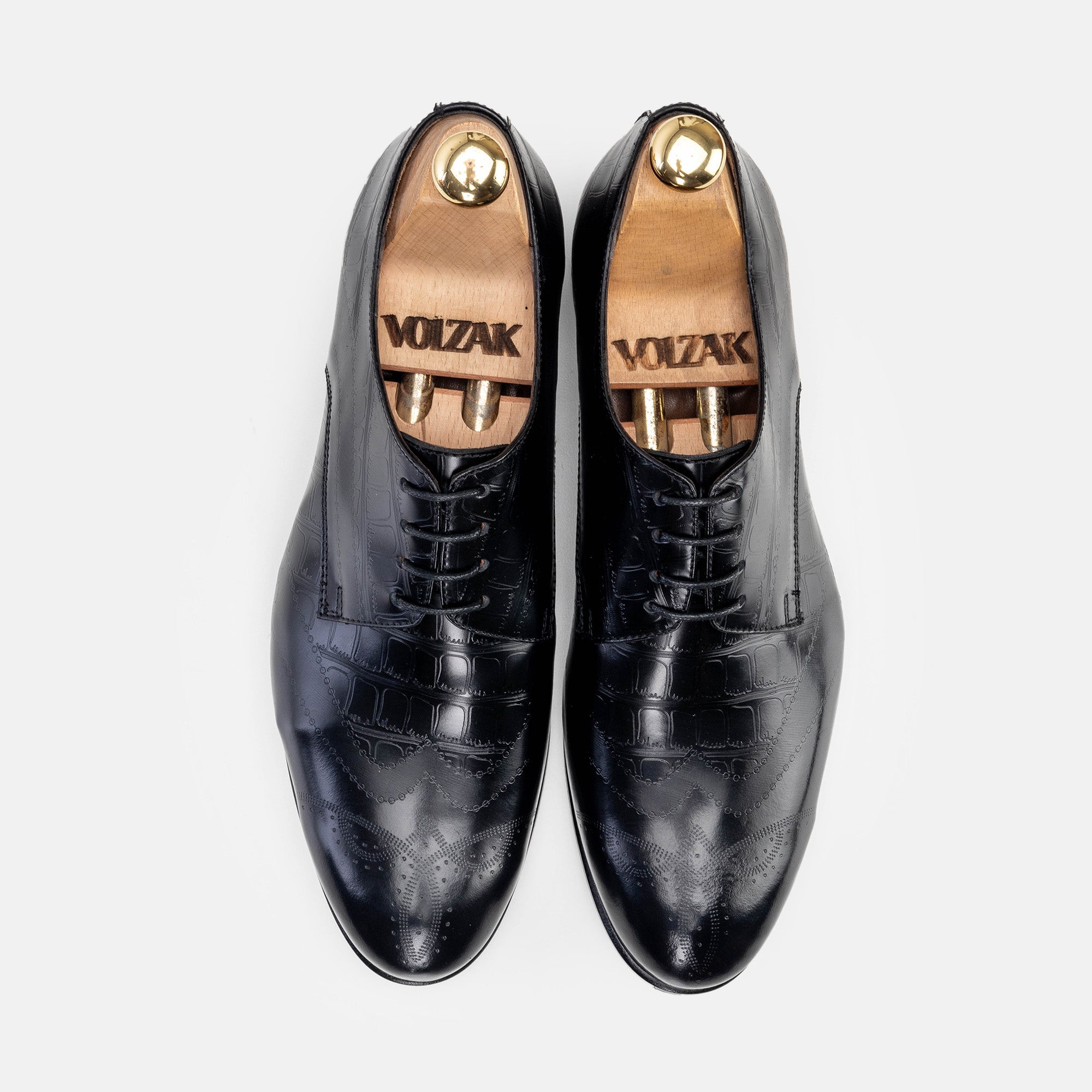 Volzak 5337 chaussure en cuir Démasquable Noir