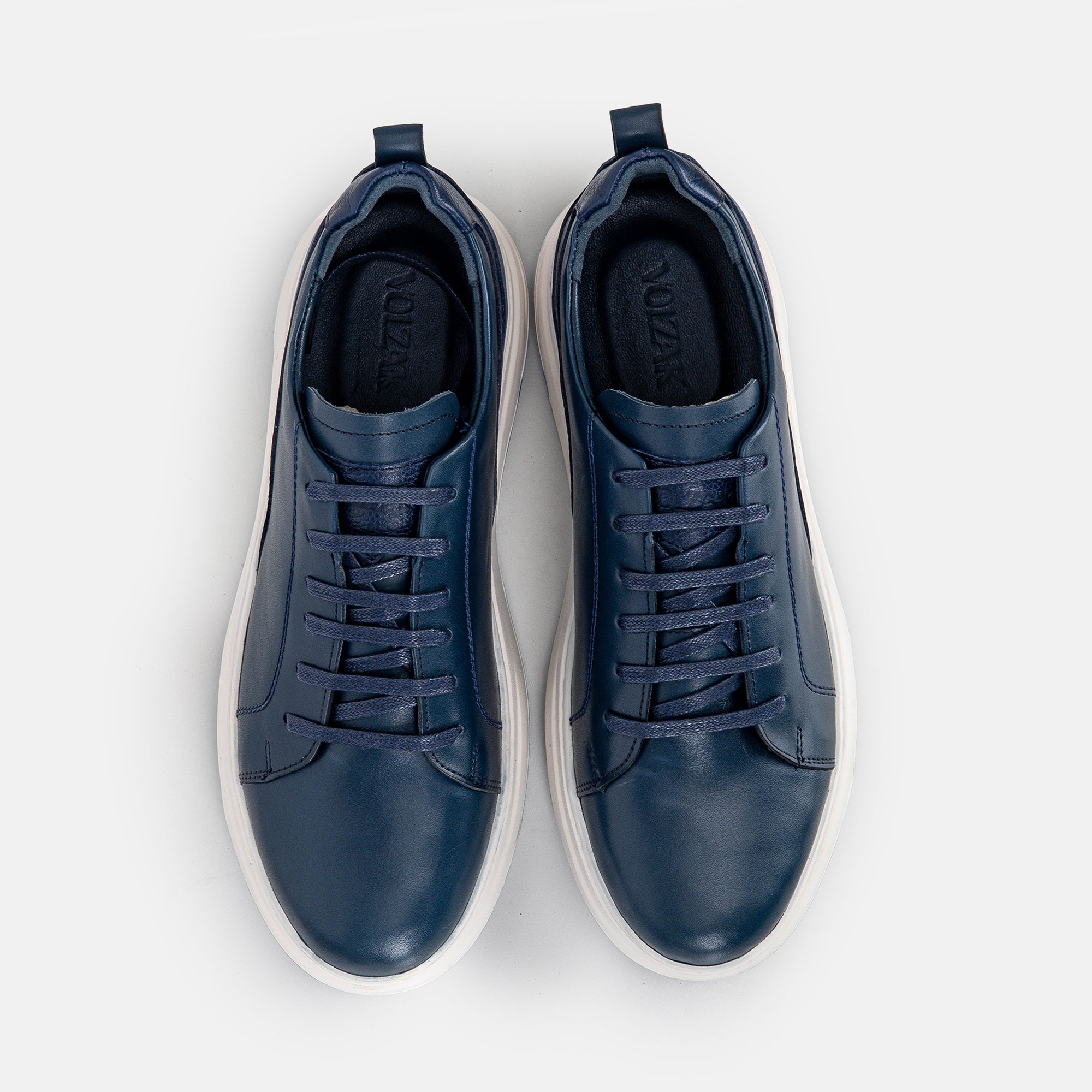 Volzak 6092 leather sneaker Blue