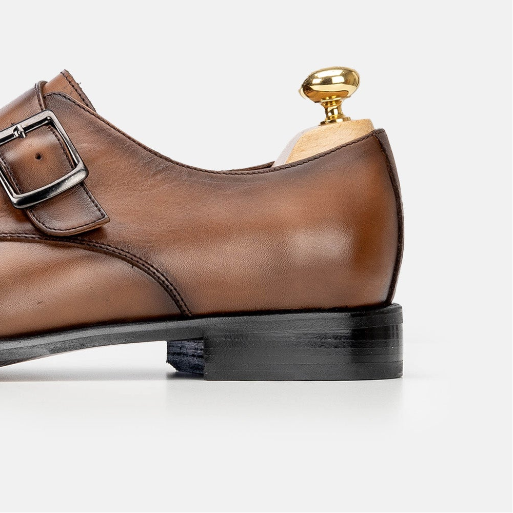 Volzak 5338 chaussure en cuir Marron Vintage