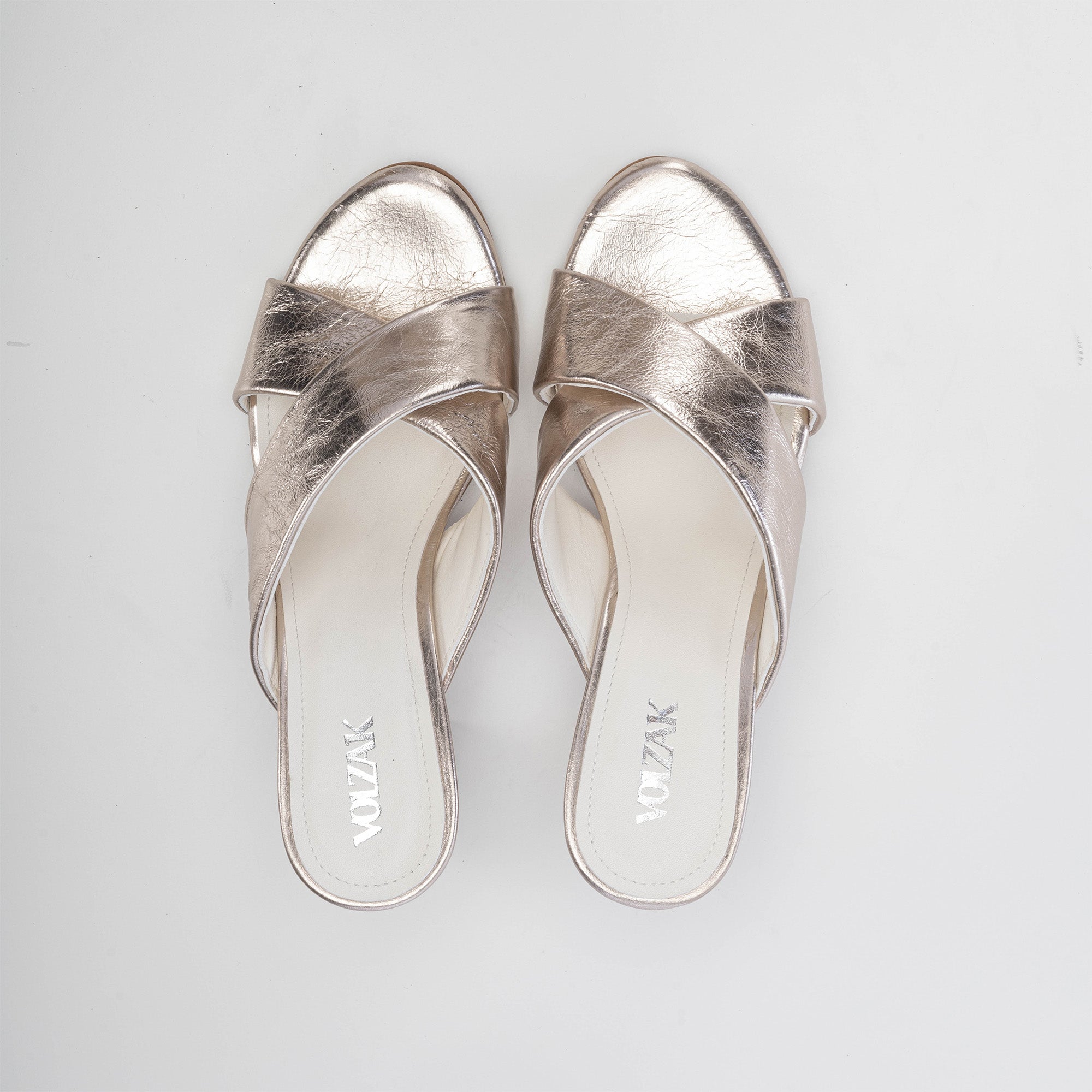 Volzak 152 Sandale en cuir Bronze