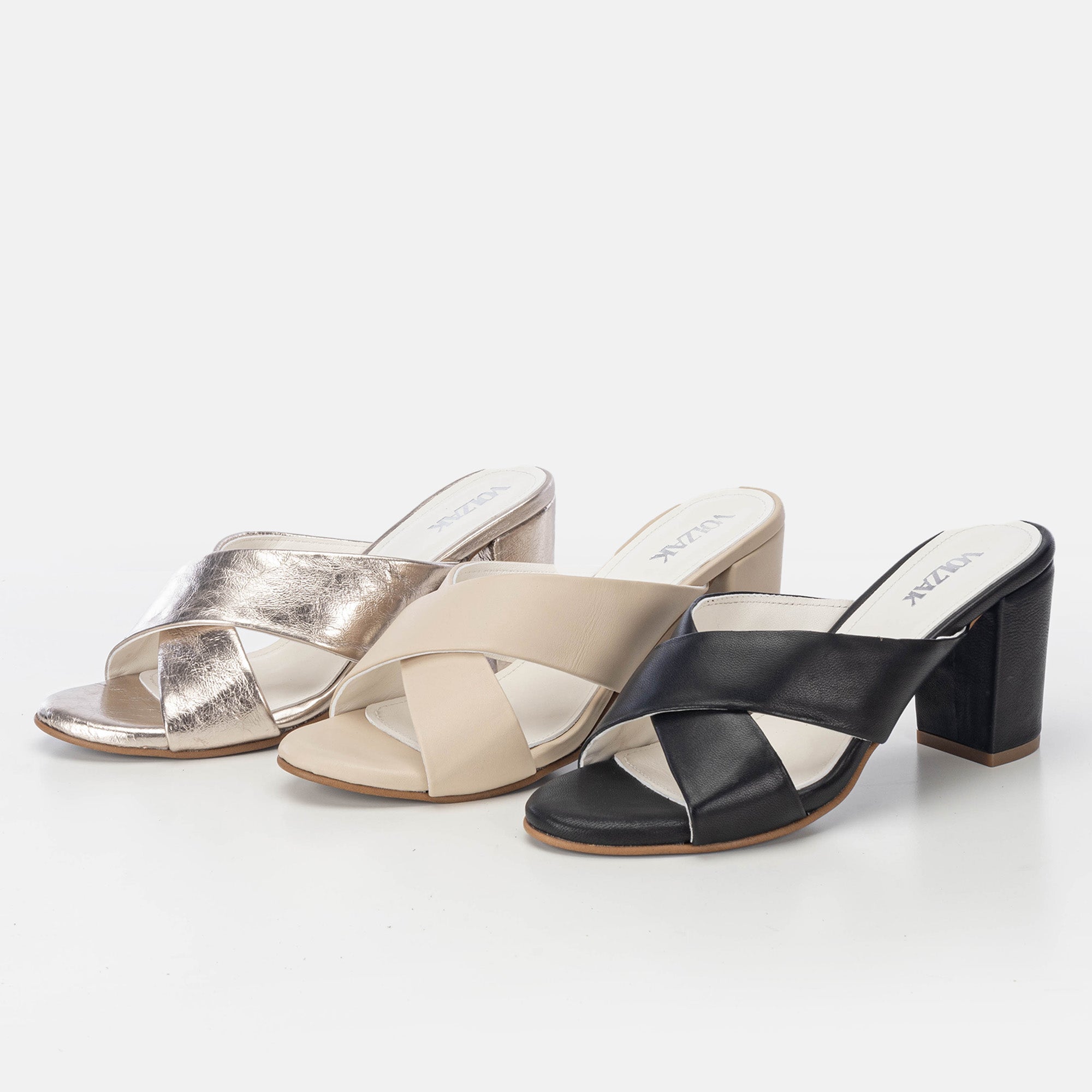 Volzak 152 Sandale en cuir Bronze