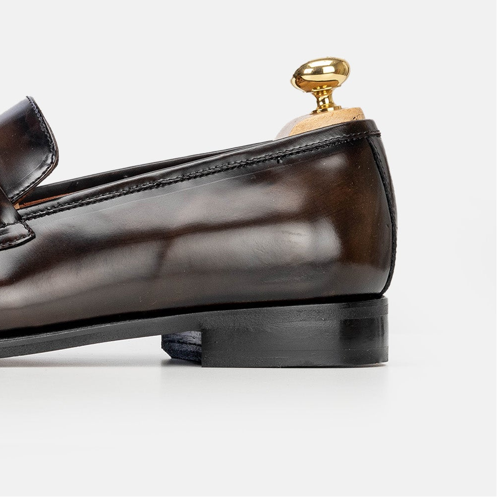 Volzak 5335 chaussure en cuir Démasquable Marron vintage