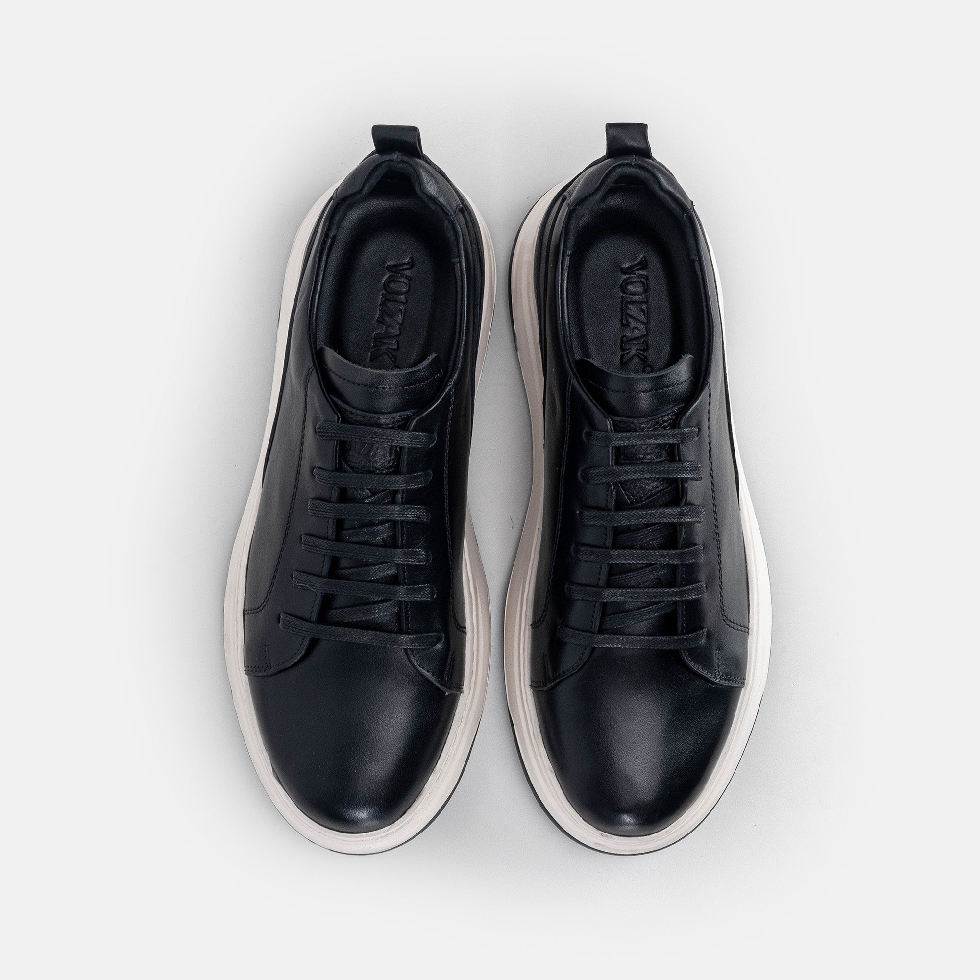 Volzak 6092 leather sneaker Black
