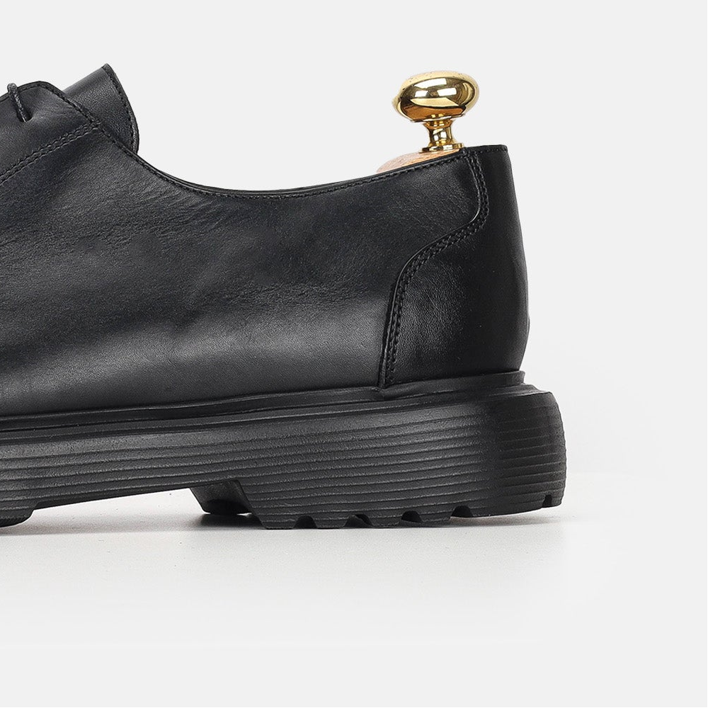 Volzak 5307 leather shoe Black