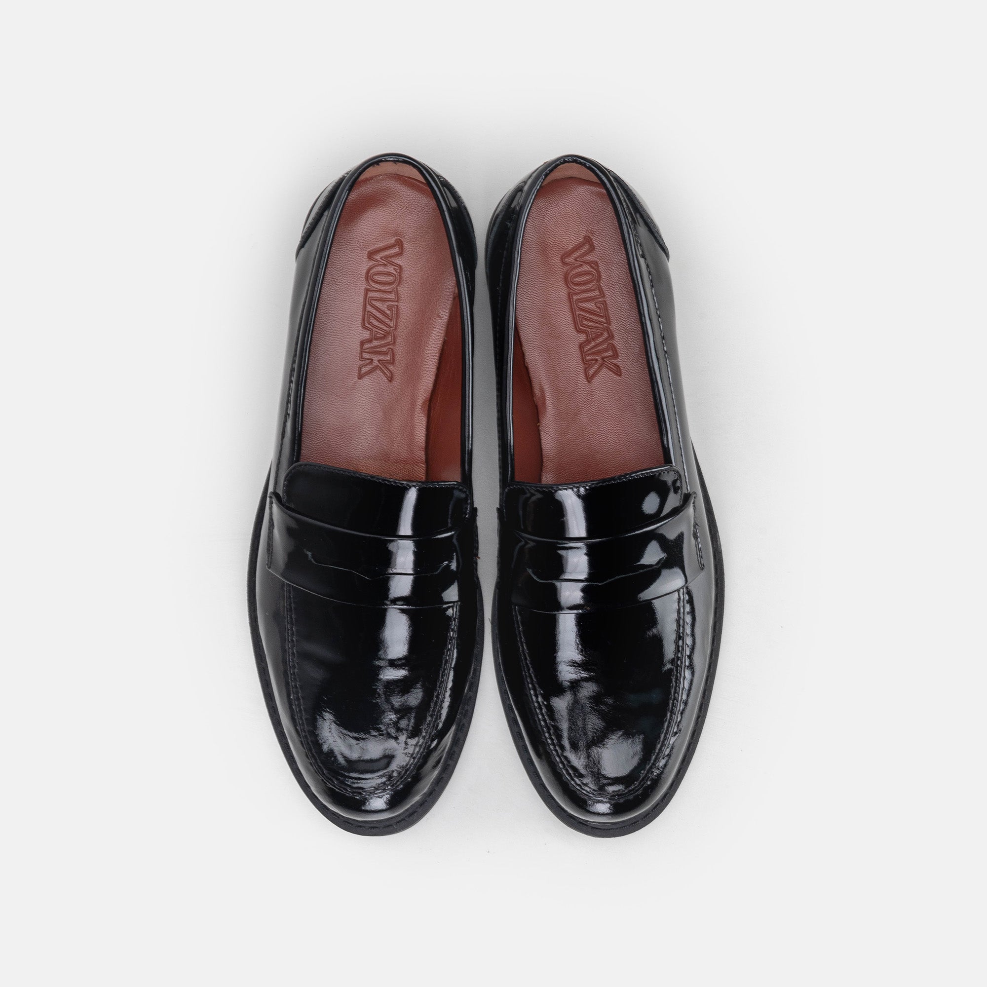 Volzak 0727 Black Patent Leather Shoe