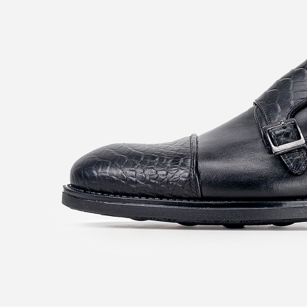 Volzak 5314 leather shoe Black