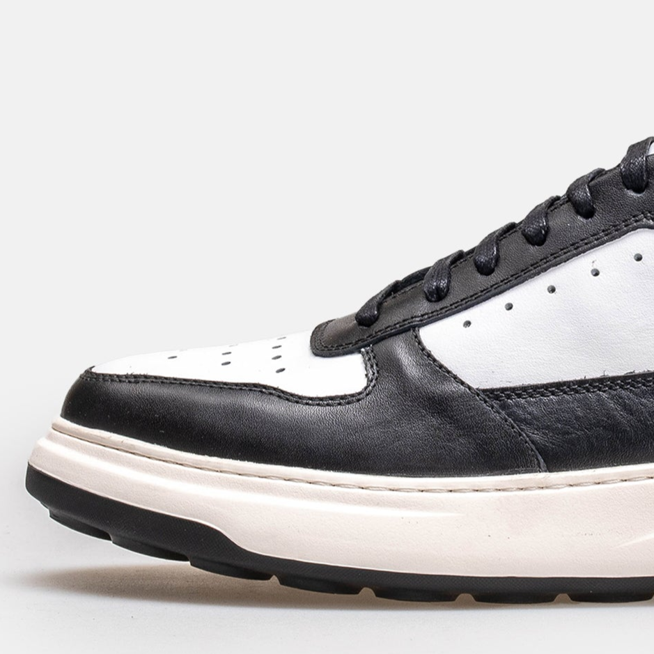 Volzak 6095 basket en cuir Noir