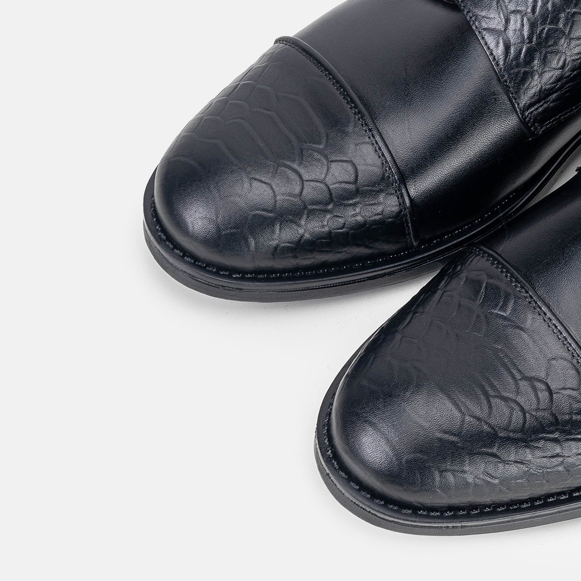 Volzak 5314 leather shoe Black