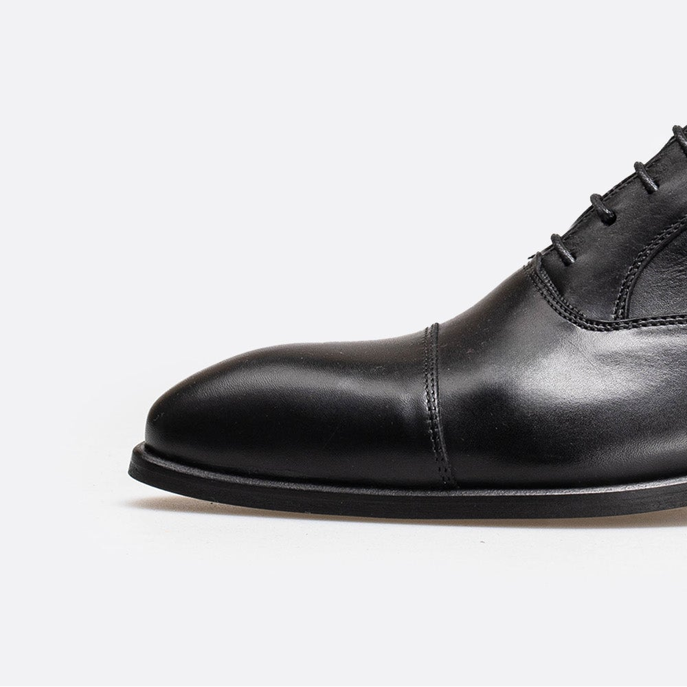 Volzak 5345 leather shoe Black