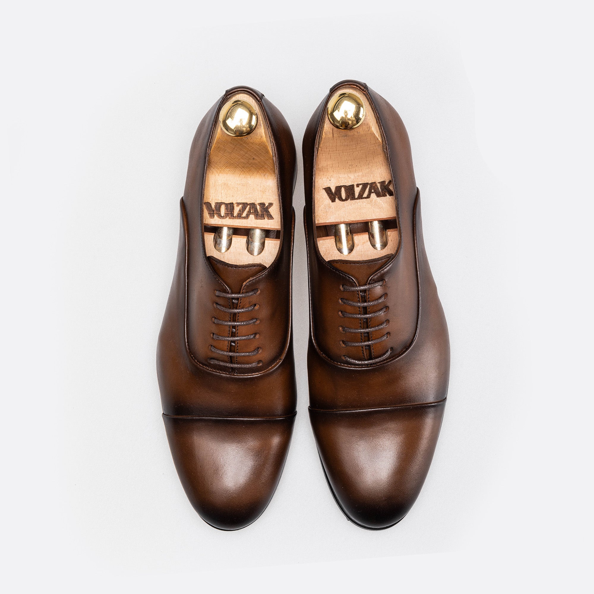 Volzak 5344 Vintage Brown Leather Shoe