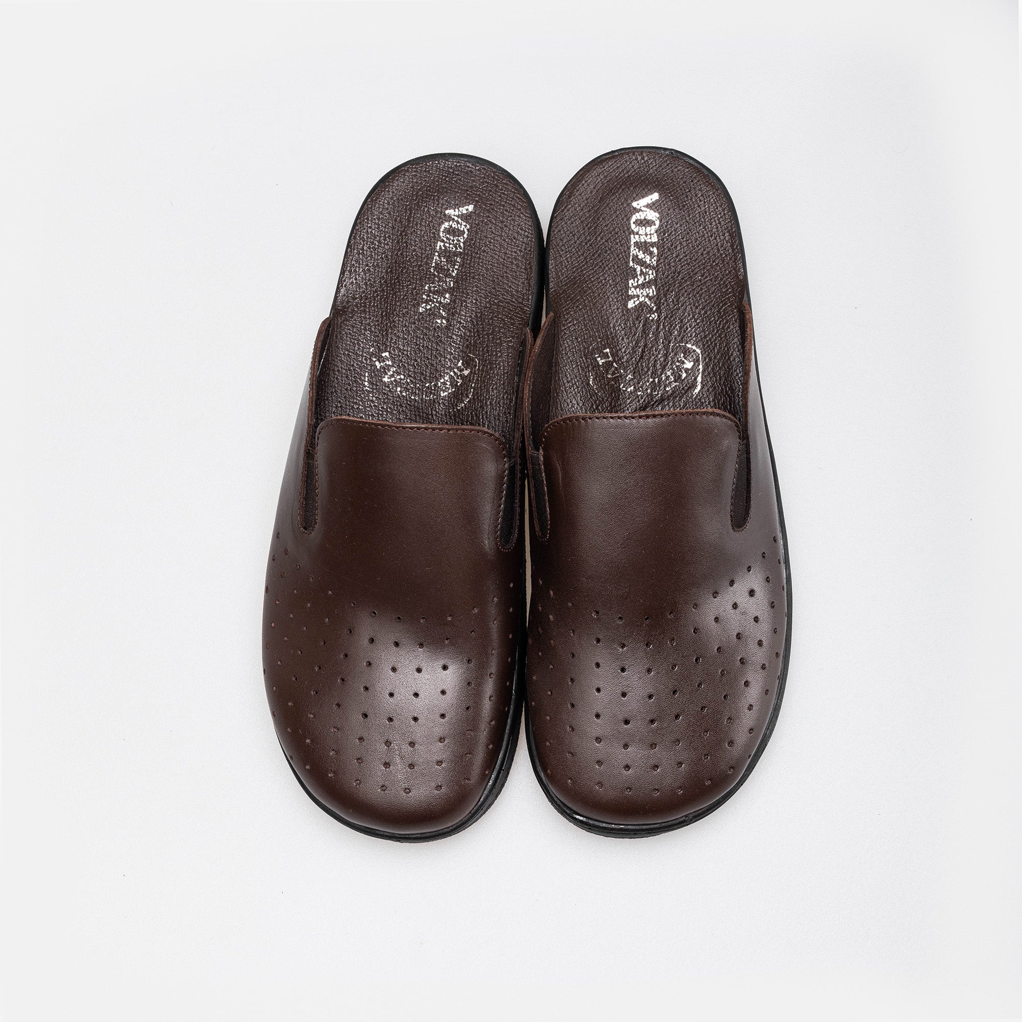Volzak 5400 Brown Leather Clog