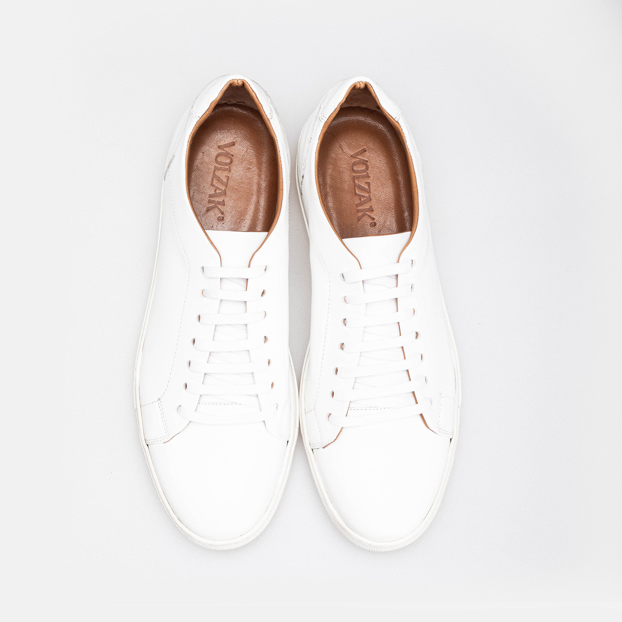 Volzak 5334 leather sneaker White