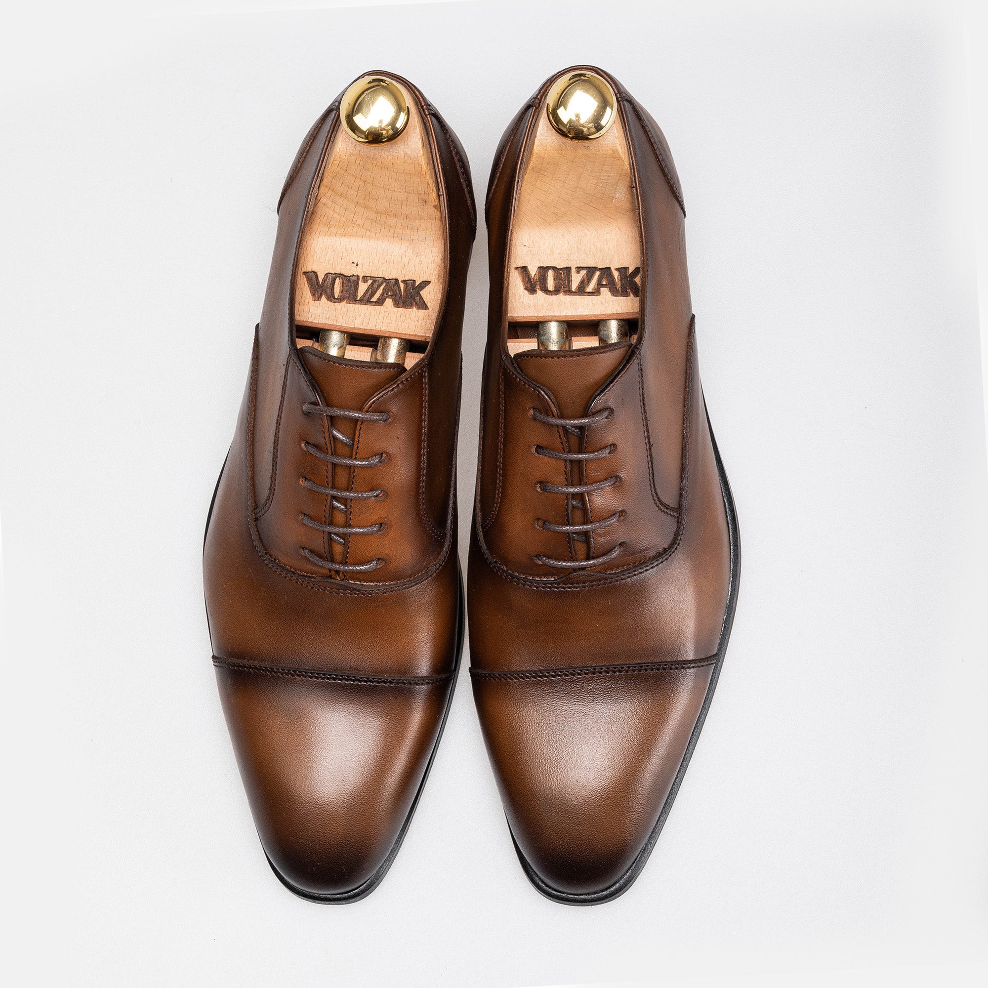 Volzak 5345 Vintage Brown Leather Shoe