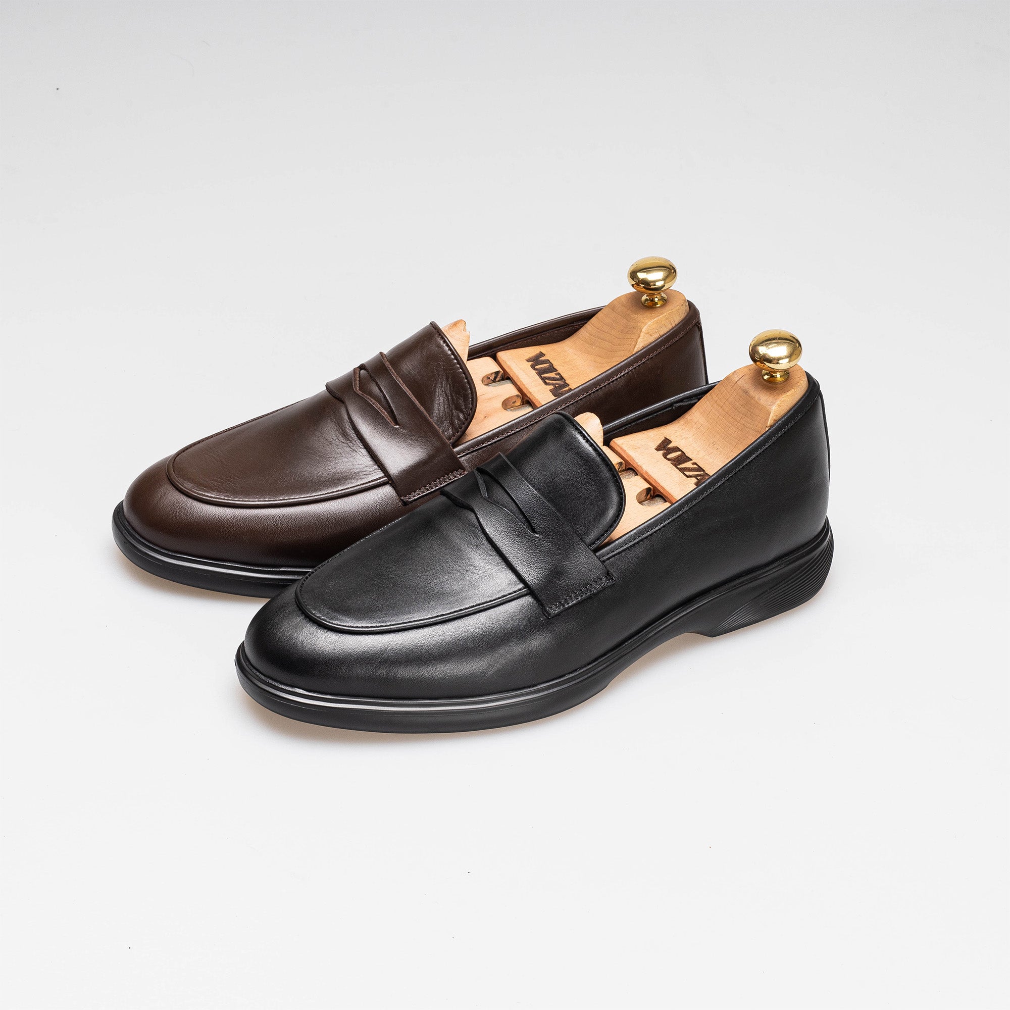 Volzak 2119 leather shoe Black