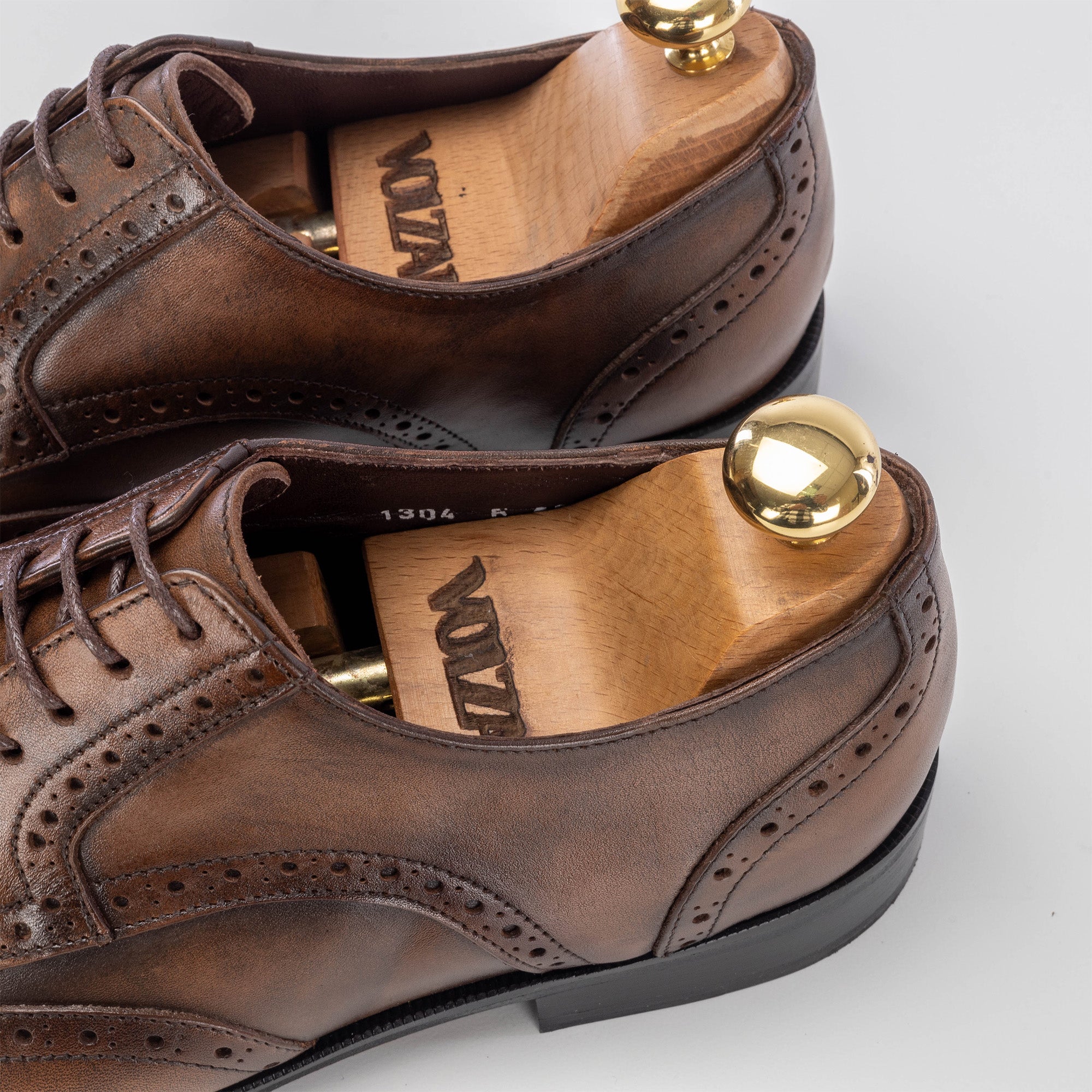 Volzak 1304 Chaussure en cuir Marron vintage