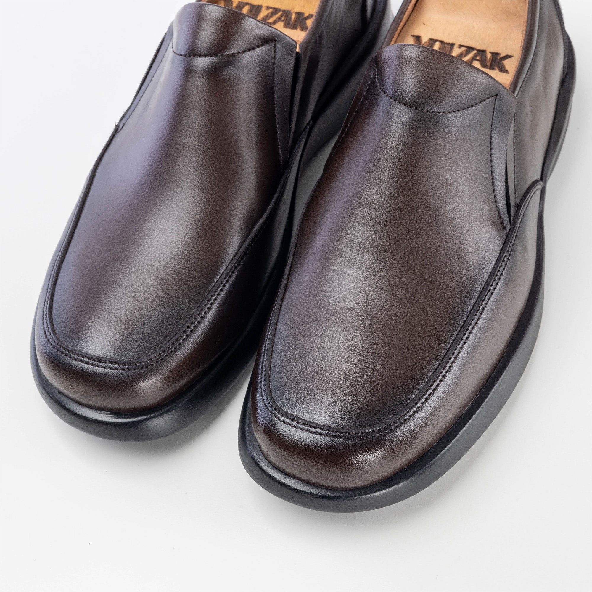 Volzak 5170 chaussure médicale en cuir marron