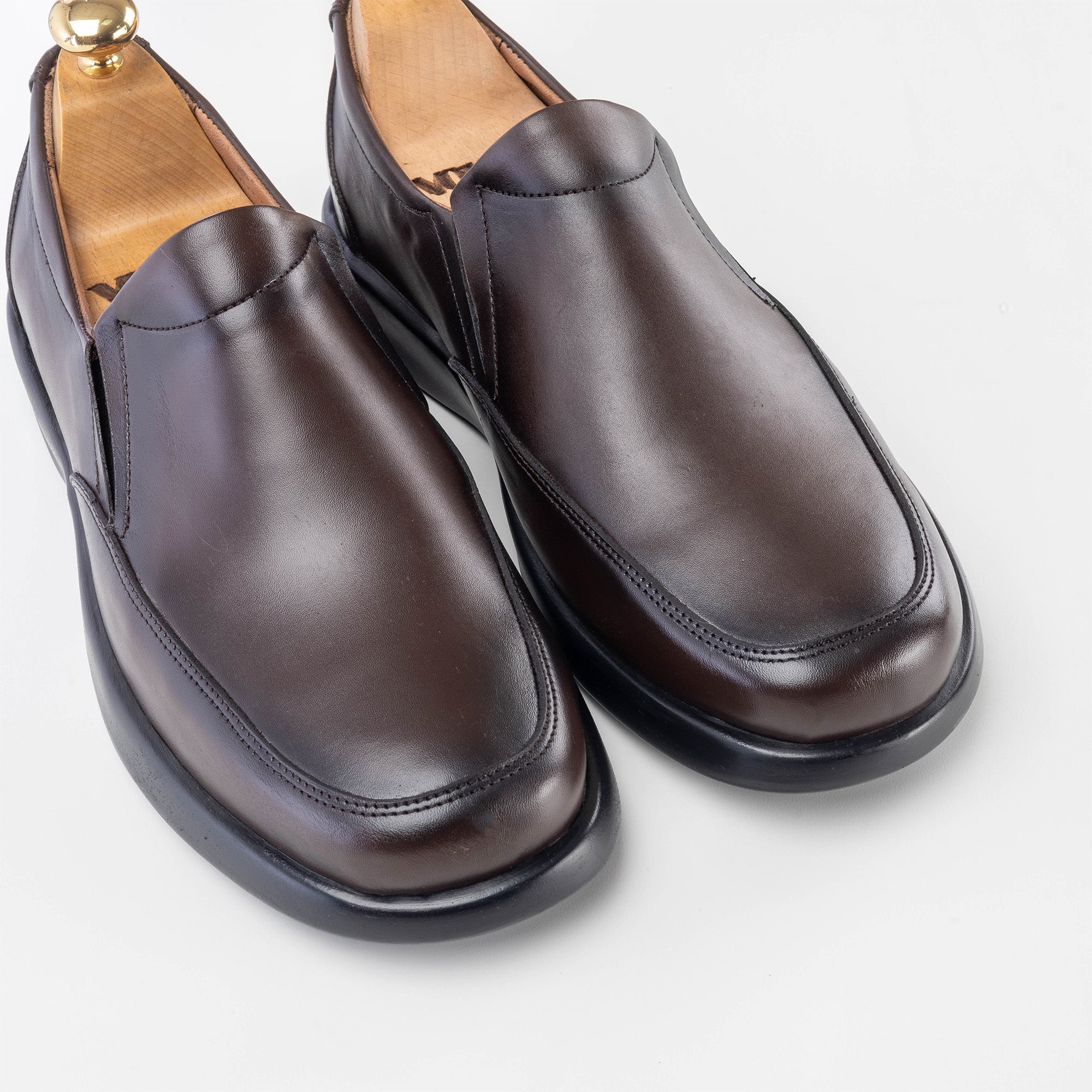 Volzak 5170 chaussure médicale en cuir marron
