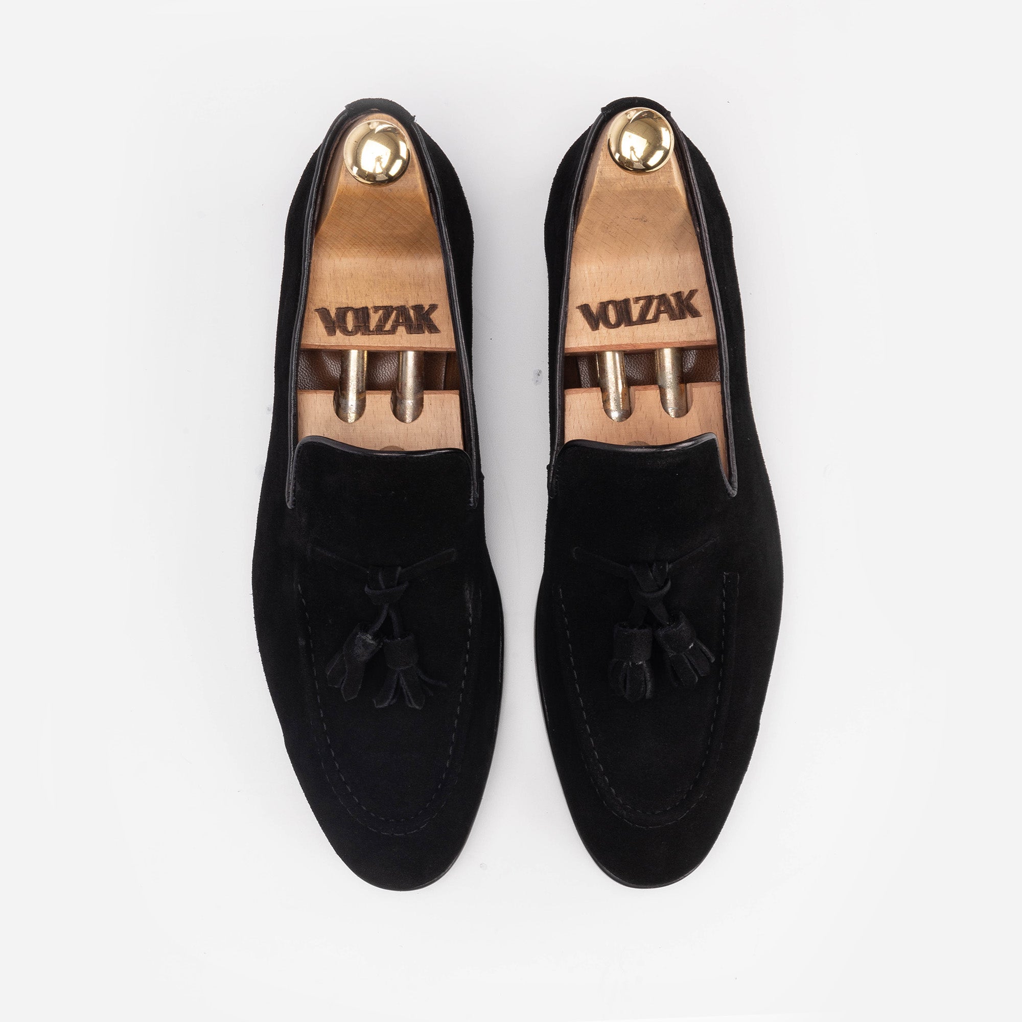 Volzak 5208 chaussure en daim noir