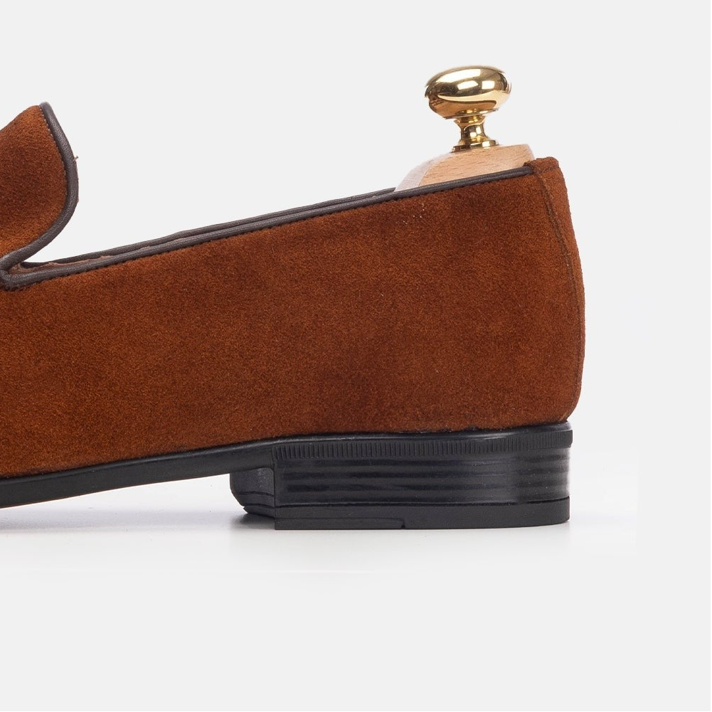 Volzak 5208 camel suede shoe