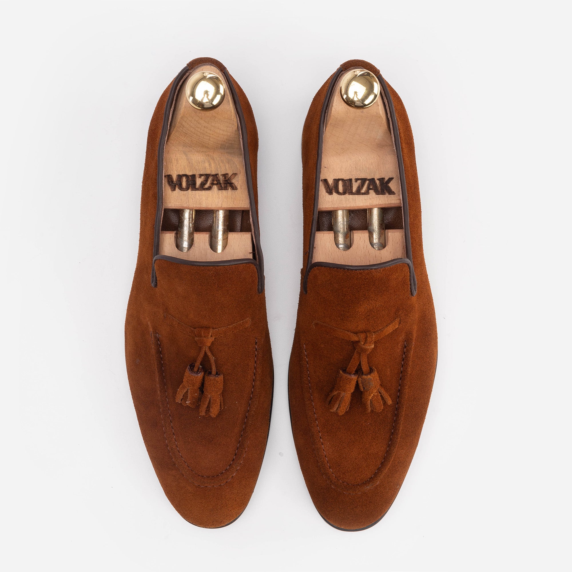 Volzak 5208 camel suede shoe