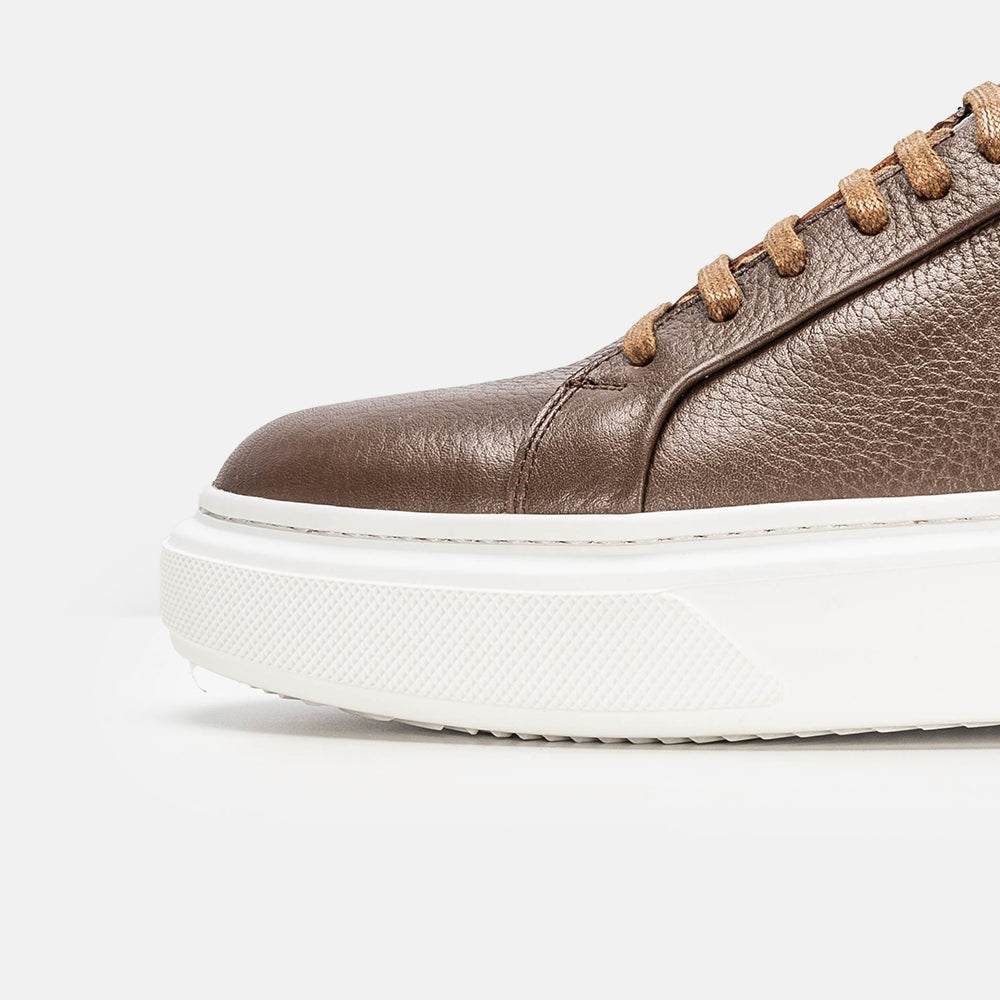 Volzak 400 Basket en cuir Marron