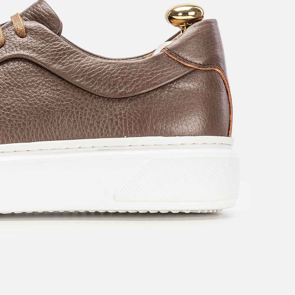 Volzak 400 Basket en cuir Marron