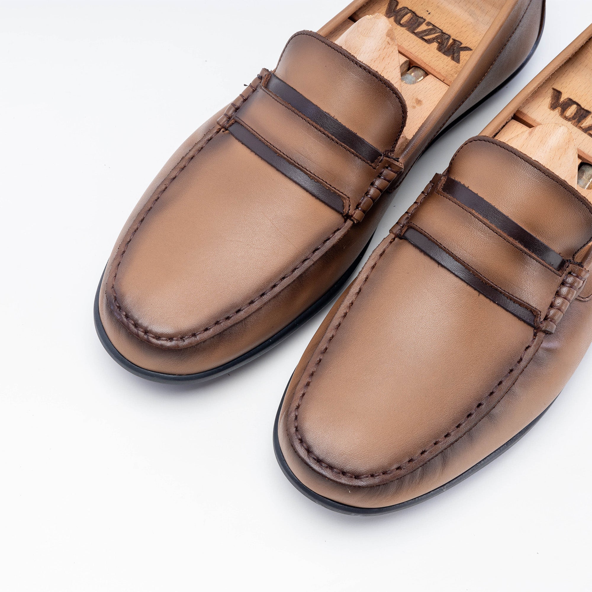 Volzak 5223 Sand Leather Moccasin